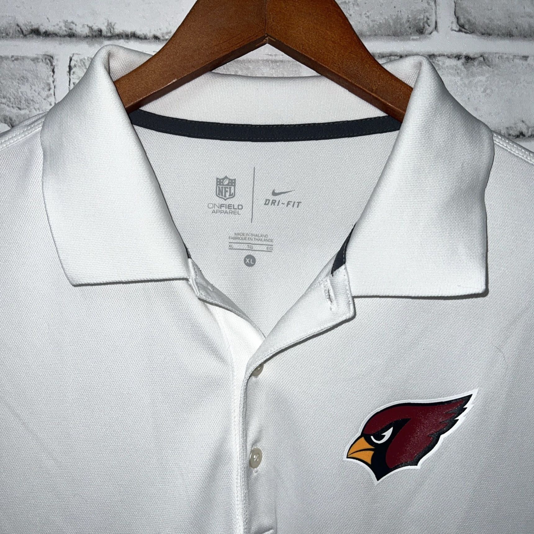 Nike Nike Polo Shirt Dri Fit White Cardinals XL Men Size US XL / EU 56 / 4 - 2 Thumbnail