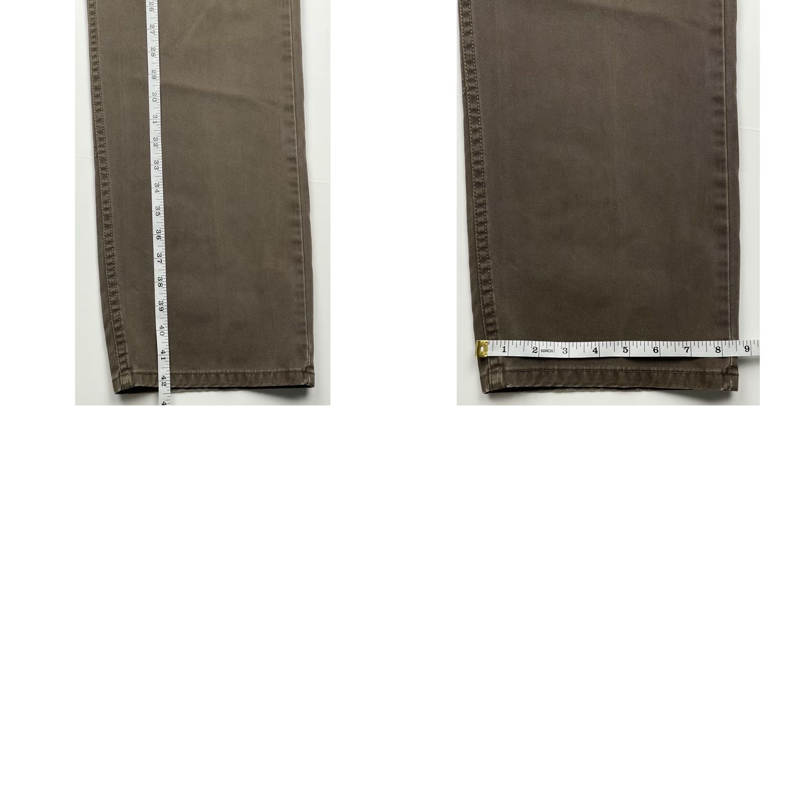 Levi's VINTAGE Levi's 505 Straight Leg Regular Fit Jeans Brown 34x32 Mens Men's 90s Size US 34 / EU 50 - 8 Thumbnail