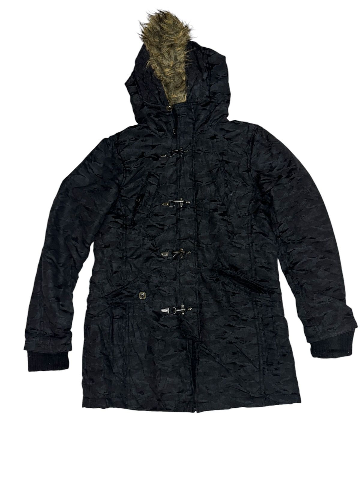 In The Attic × Japanese Brand × Vintage In The Attic Hoodie Camo Jacket Size L / US 10 / IT 46 - 2 Thumbnail