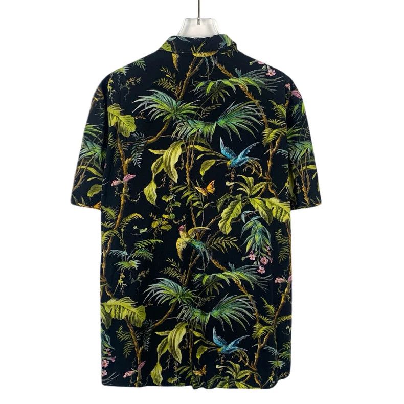 Gucci Gucci Multicolor logo flower and bird print lapel single-br Size US S / EU 44-46 / 1 - 2 Thumbnail