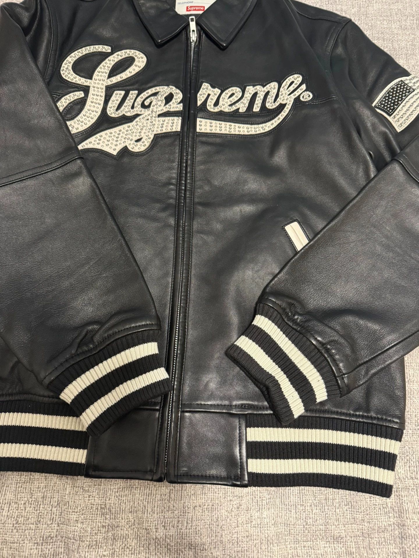 Supreme Supreme SS16 Uptown Studded Lambskin Leather M NWT Size US M / EU 48-50 / 2 - 5 Thumbnail