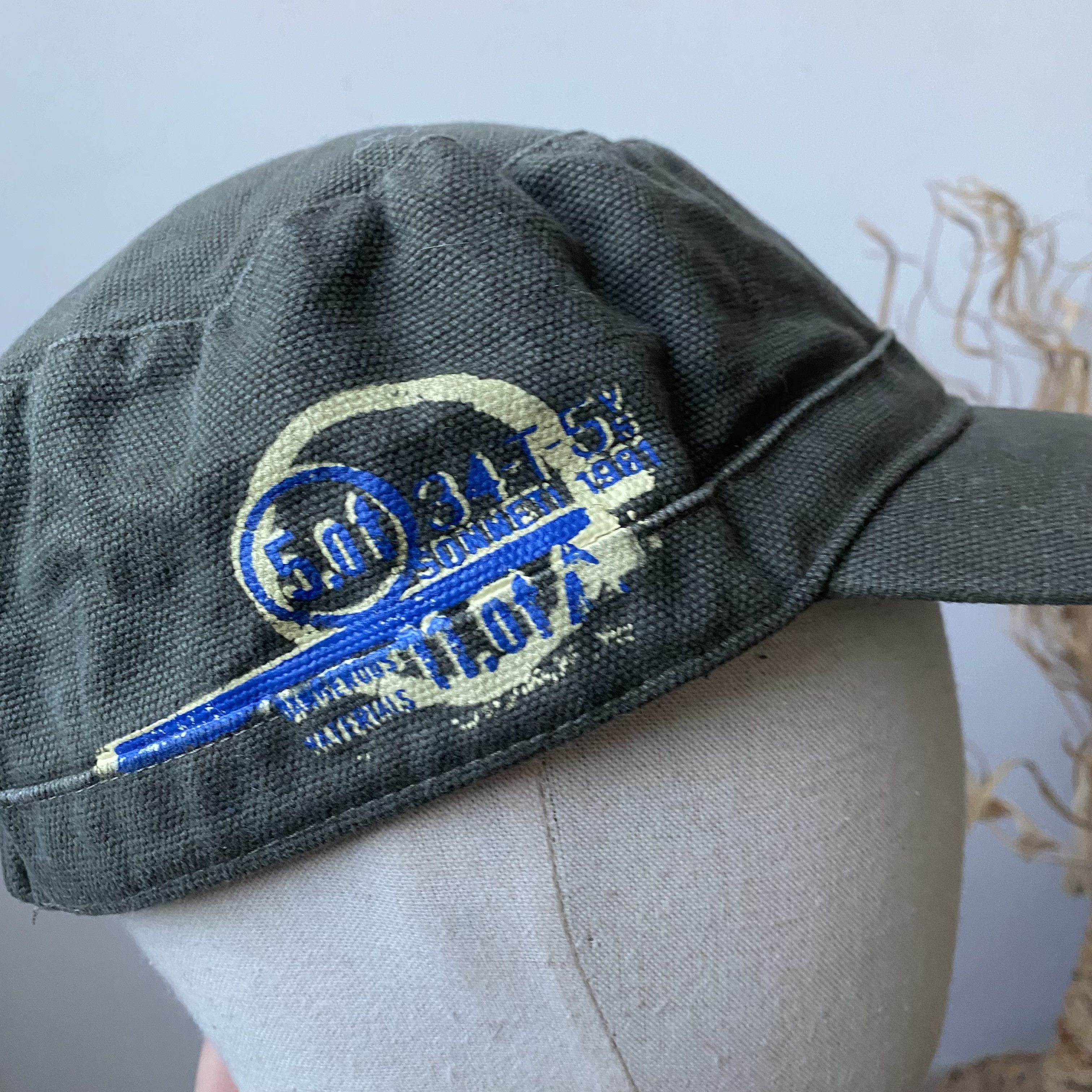 Hysteric Glamour Vintage 2000s Military Cadet Hat cap Y2K Dad Hat Opium Size ONE SIZE - 4 Thumbnail