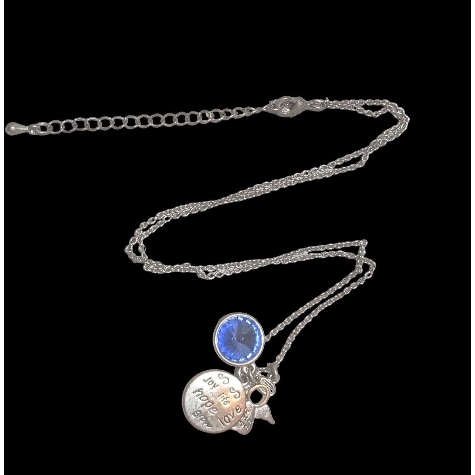 Other My Daughter My Angel Blue Charm Necklace Size ONE SIZE - 3 Thumbnail