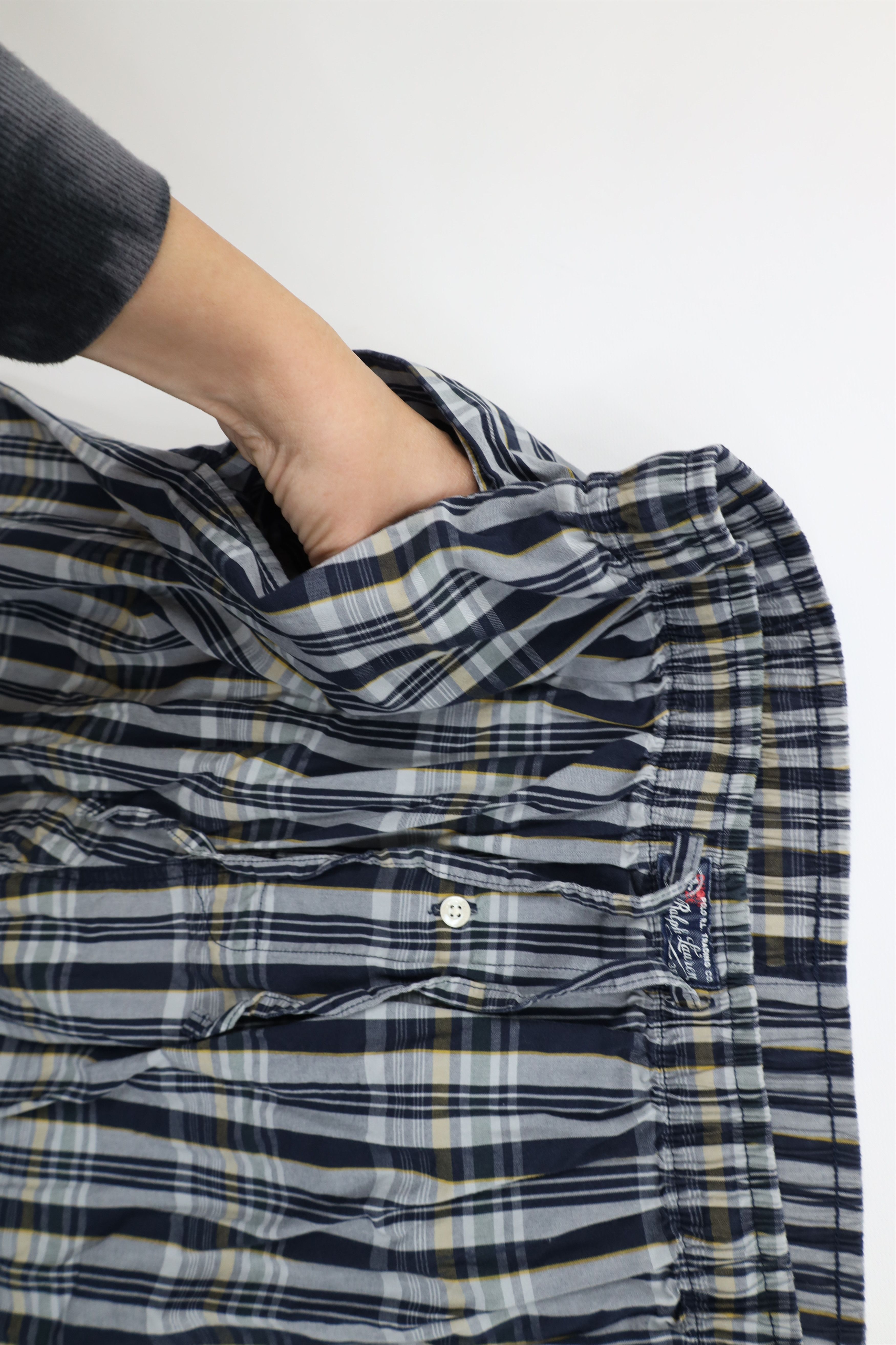 Ralph Lauren Vintage 90s Ralph Lauren Wide Leg Pajamas PJs Sleep Pants Size US 36 / EU 52 - 6 Thumbnail