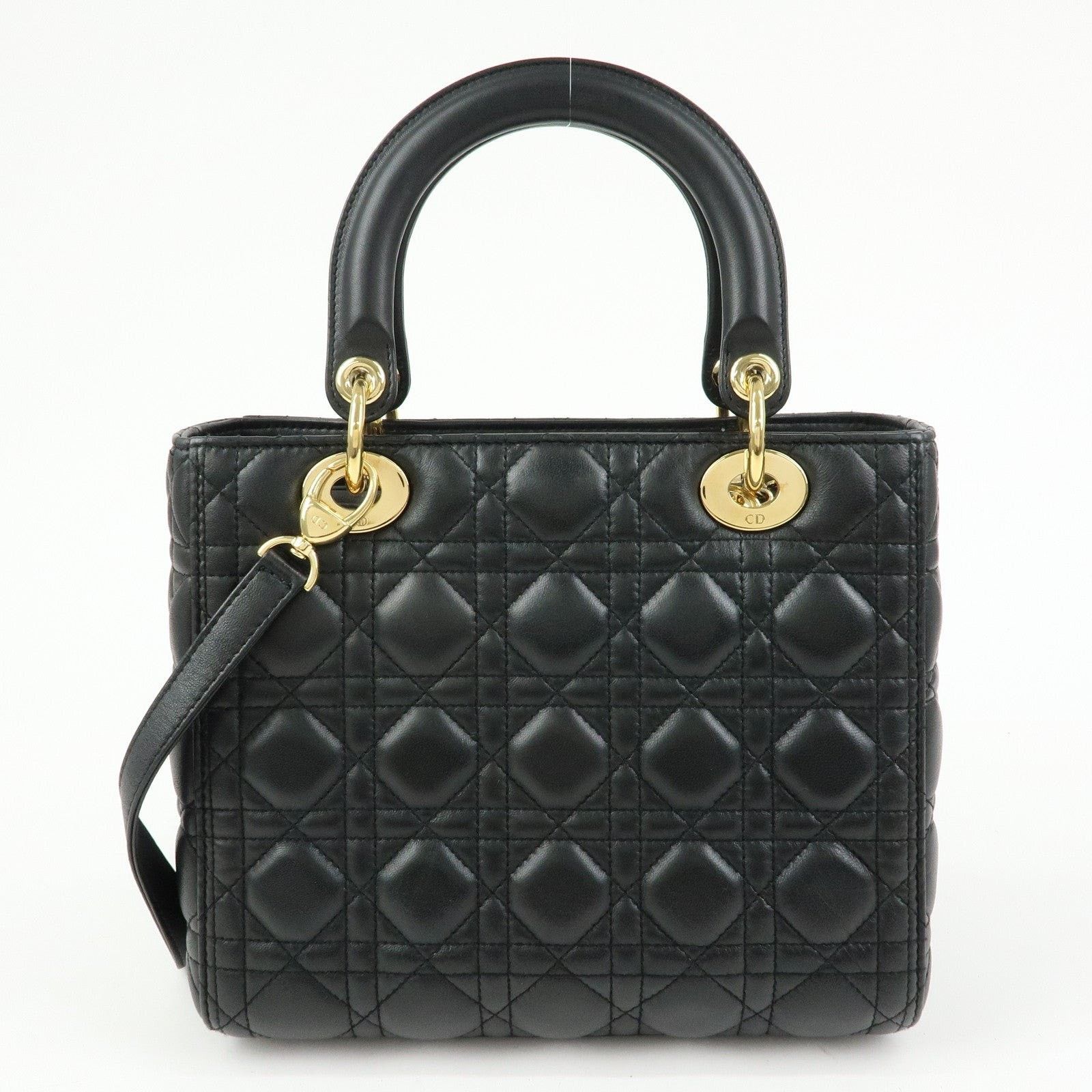 Christian Dior Monsieur Christian Dior Lady Dior Cannage Top Handle Bag Size ONE SIZE - 2 Thumbnail