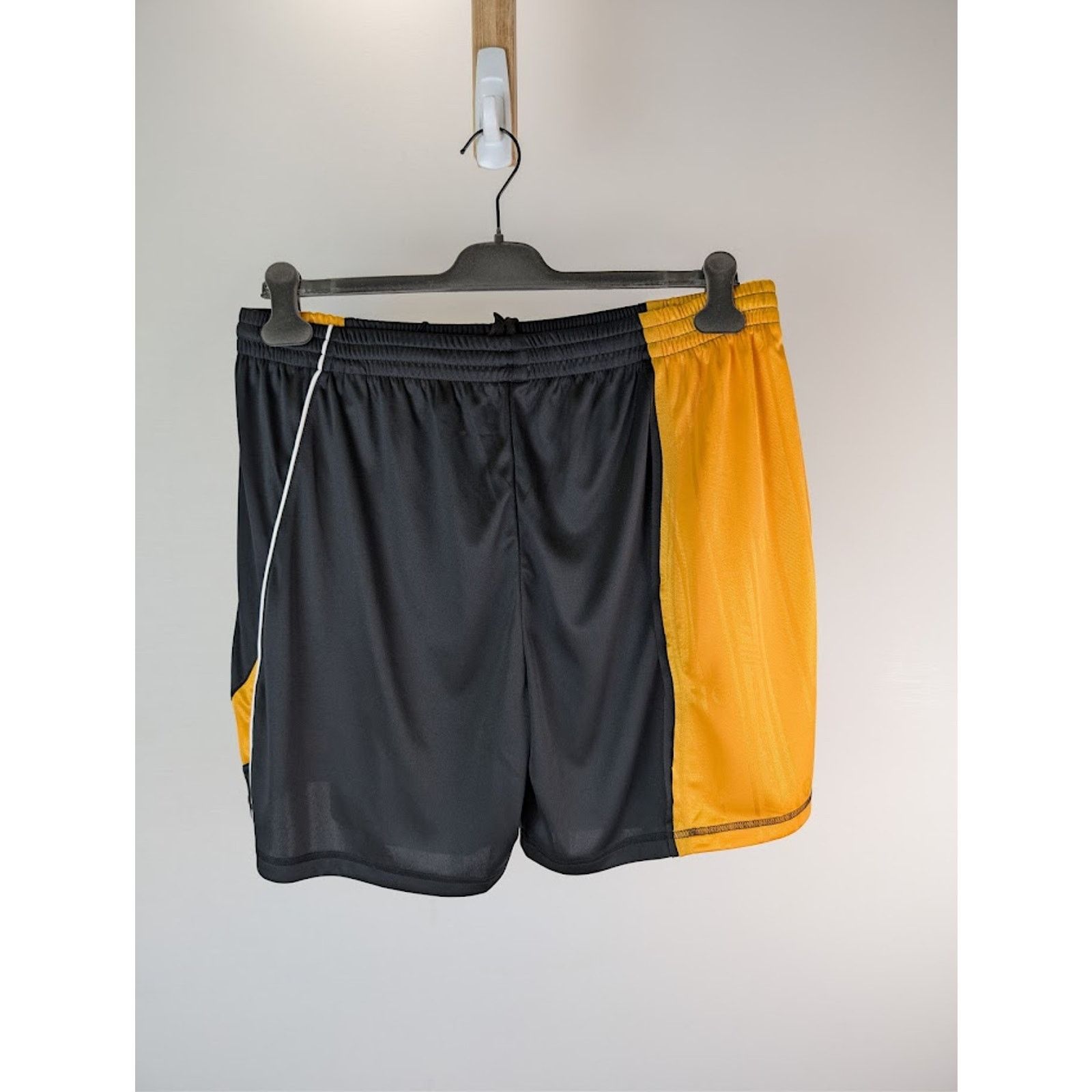 Martine Rose o1rshd1 College Football Shorts in Black/Gold Size US 30 / EU 46 - 9 Thumbnail