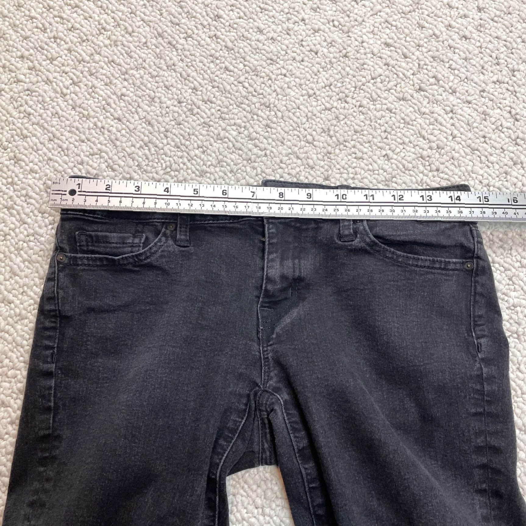 Tommy Hilfiger Tommy Hilfiger Jeans Womens 4 Black Denim Dark Wash Straight 29x29 5-Pocket Design Womens Size 27" / US 4 / IT 40 - 5 Thumbnail