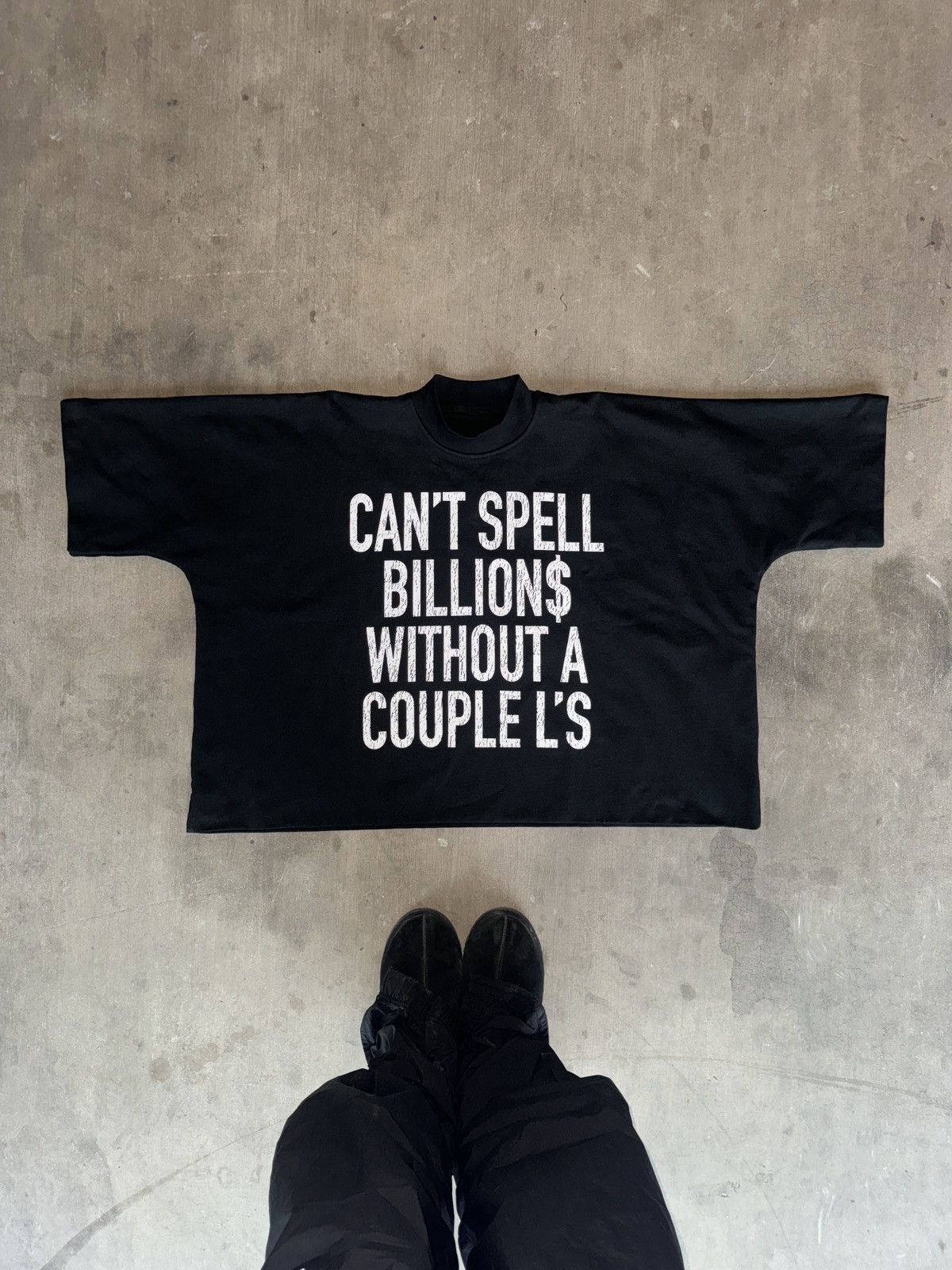 Vintage EVERYONESINS BILLION$ DOUBLE LAYER BOX TEE Size US L / EU 52-54 / 3 - 1 Thumbnail