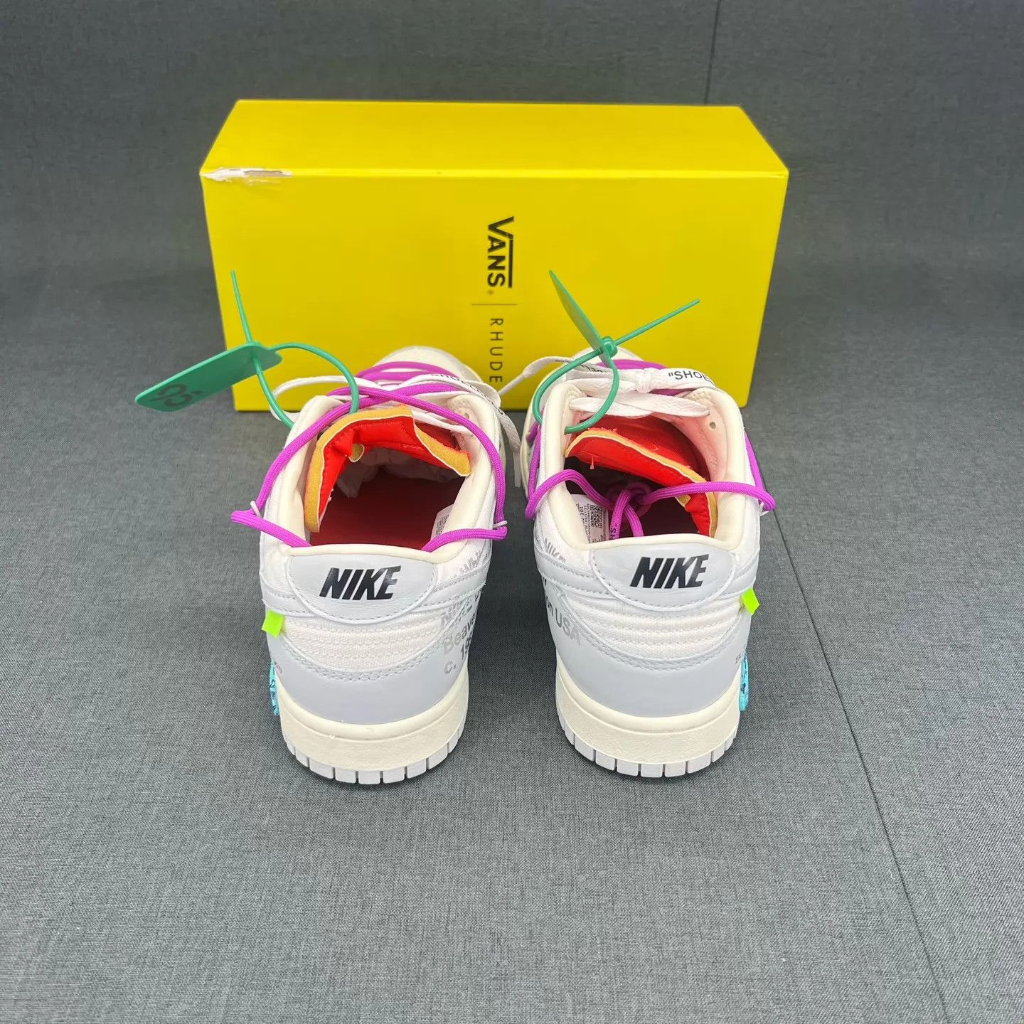 Nike OW Dunk Gray White Size 43 99 New Size US 10 / EU 43 - 5 Thumbnail