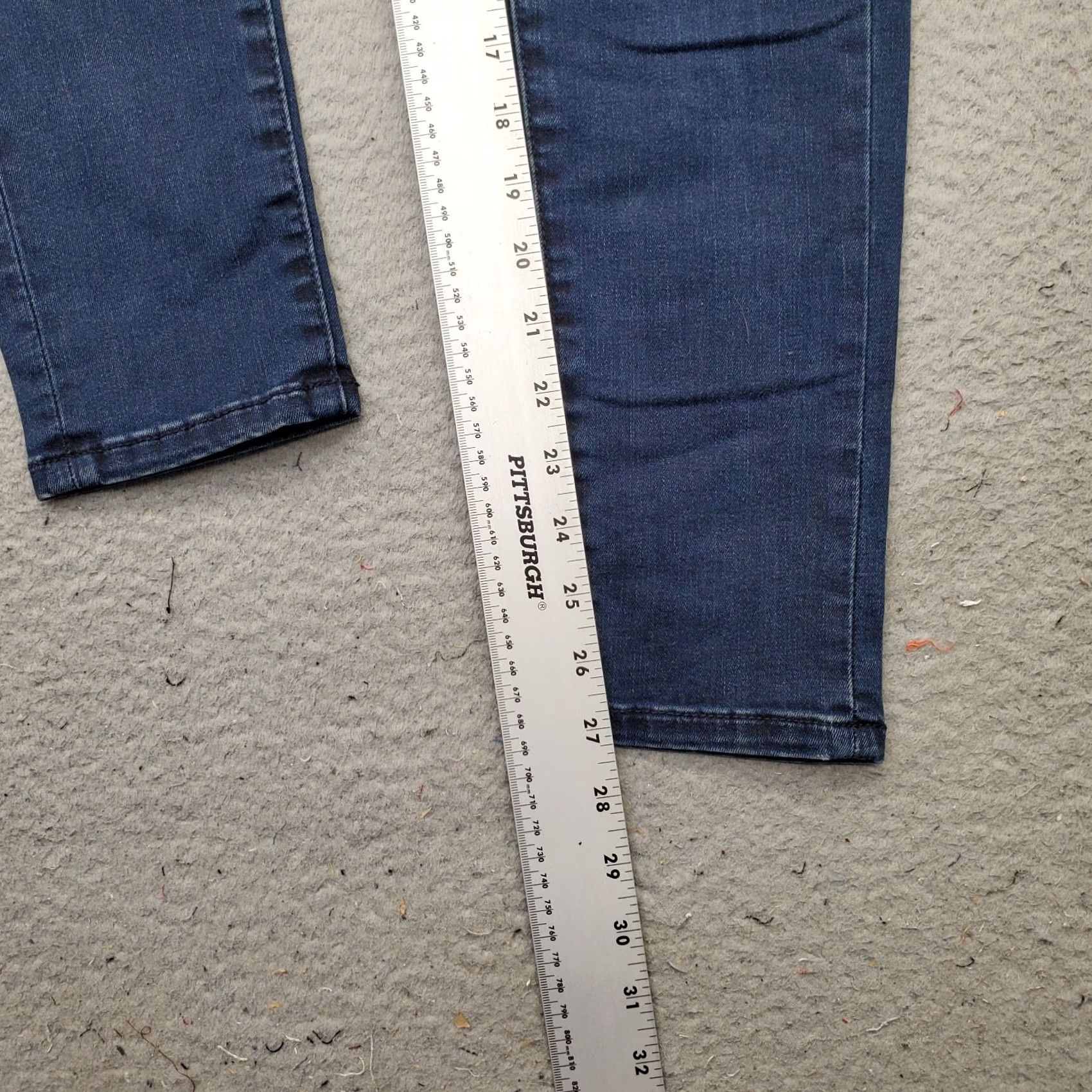 Banana Republic Banana Republic Womens 27 Blue Ankle Skinny Jeans Denim Stretch Premium 5-Pocket Size 27 Size 27" / US 4 / IT 40 - 4 Thumbnail