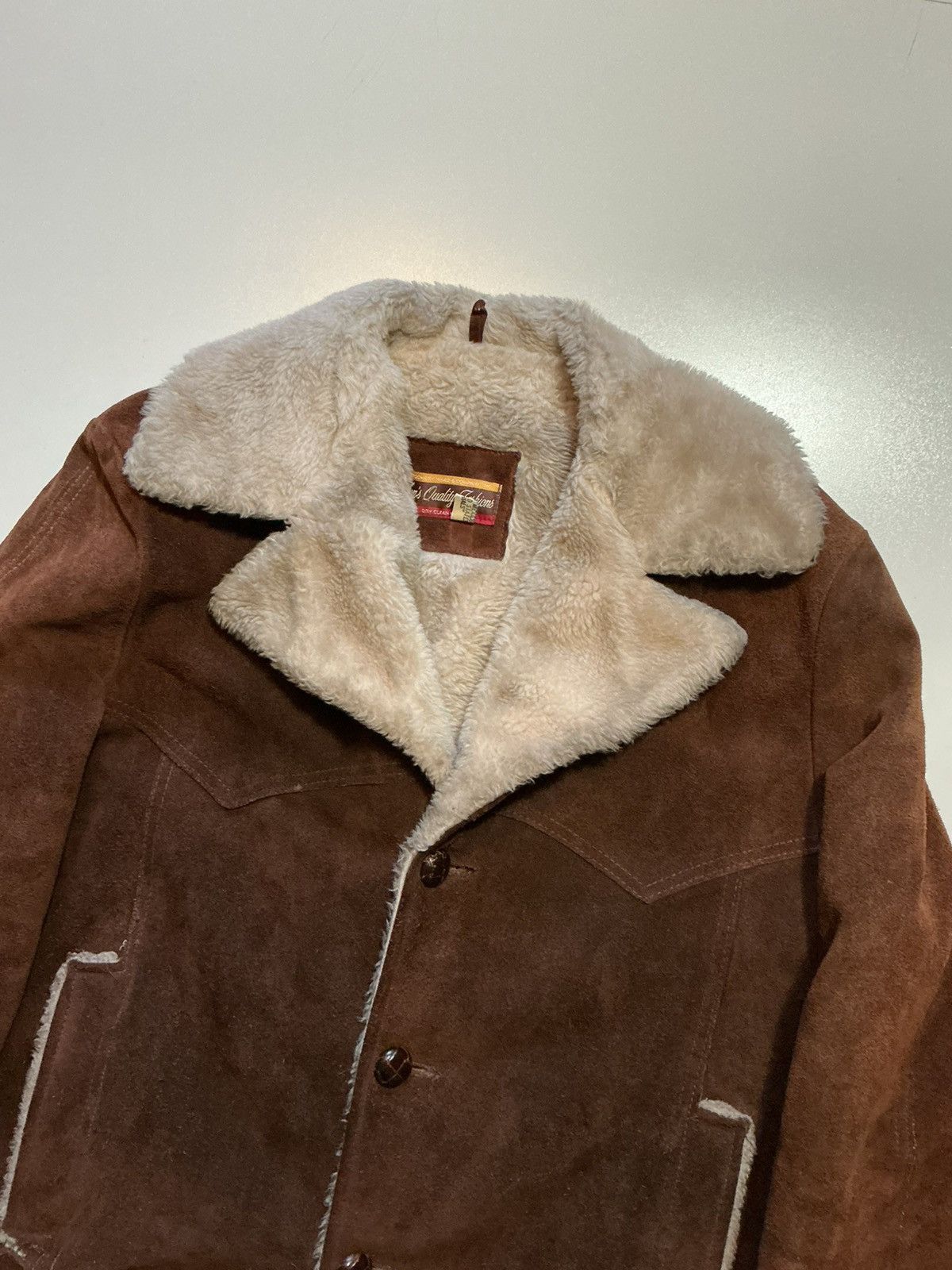 Vintage Vintage 60s 70s Montgomery Ward Cowhide Leather Rancher Coat Size US M / EU 48-50 / 2 - 5 Thumbnail