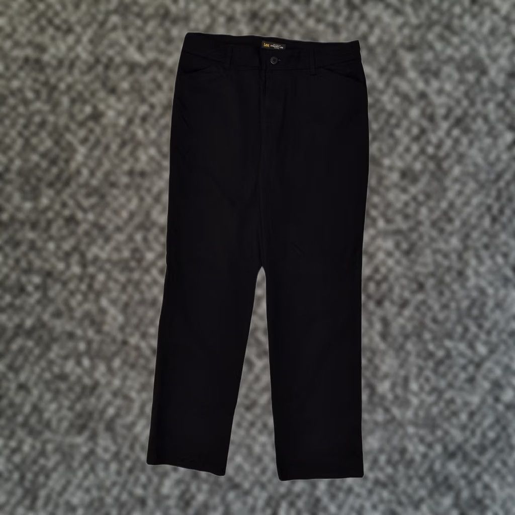 Lee LEE Womens Mid Rise Straight Casual Trousers US 10 Large W32 L30 Blue AP28 Size 36" / US 14 / IT 50 - 1 Thumbnail