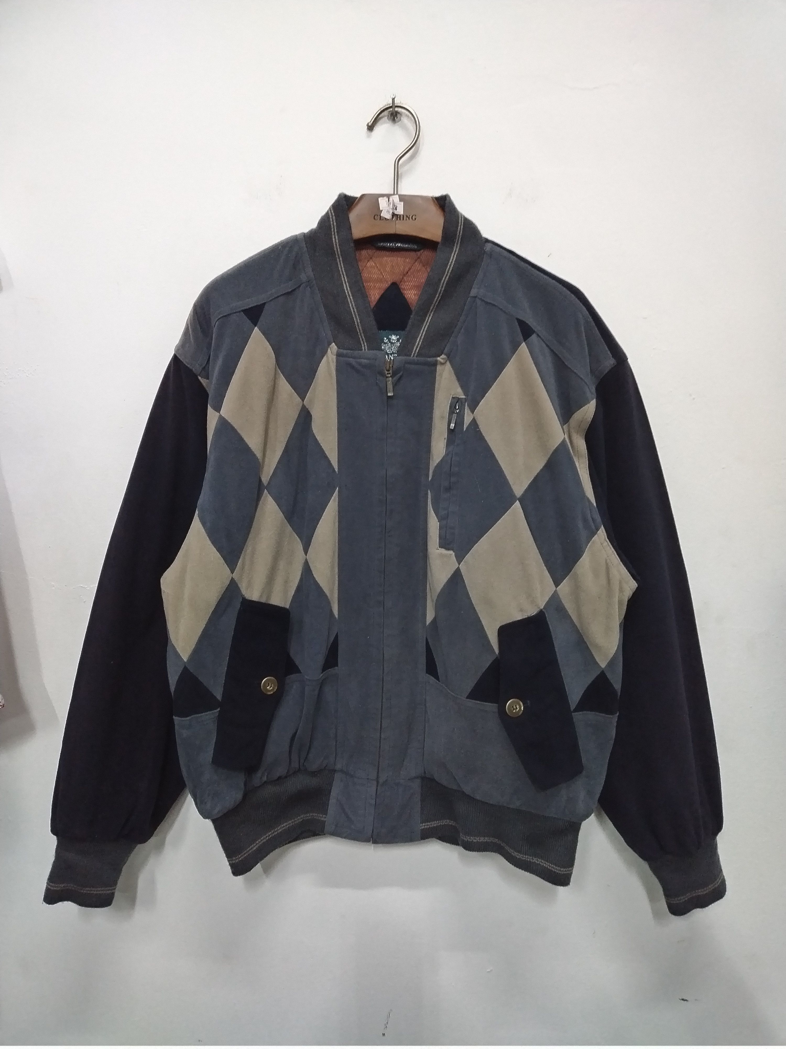 Vintage Vintage Elegant Pont Velvet Jacket bomber jacket Size US M / EU 48-50 / 2 - 1 Thumbnail