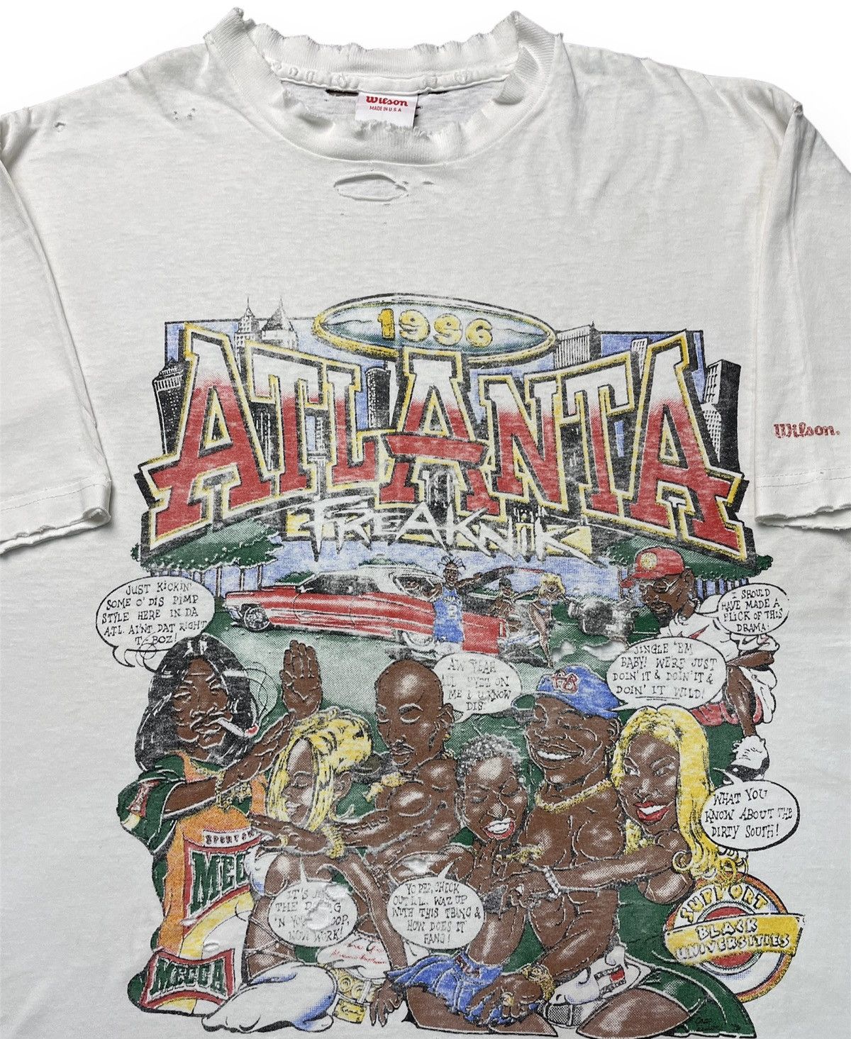 Rap Tees × Vintage Vintage Freaknik Atlanta 1996 Raptees Size US L / EU 52-54 / 3 - 3 Thumbnail