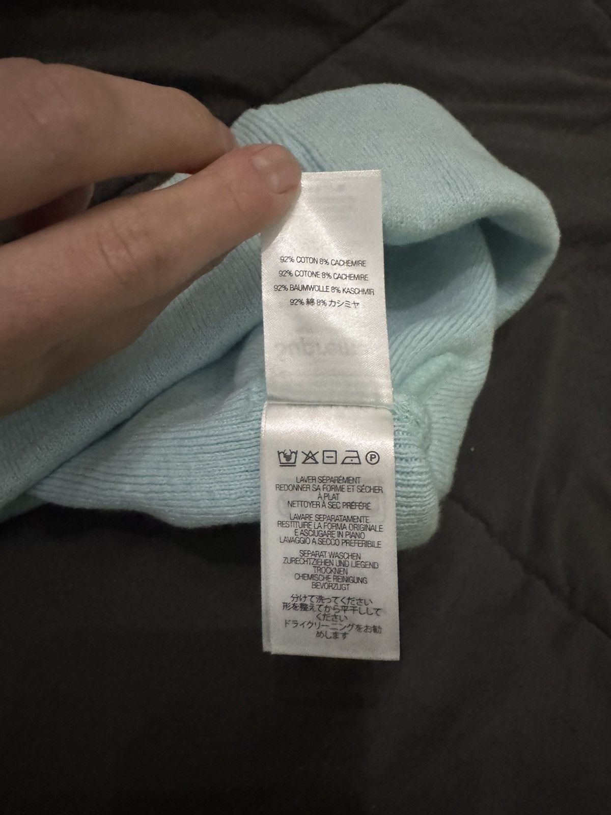 Supreme Supreme Big Logo Beanie - Light Blue Size ONE SIZE - 5 Thumbnail