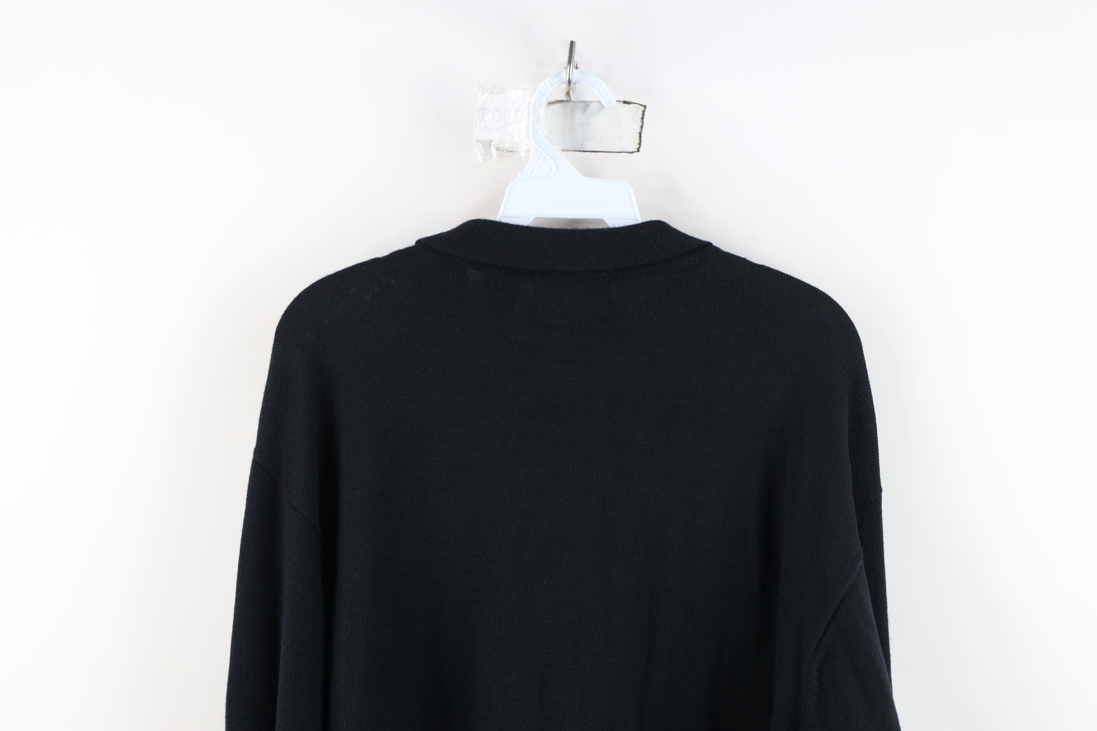 Vintage Vintage 90s Streetwear Merino Wool Collared Polo Sweater Size US L / EU 52-54 / 3 - 10 Thumbnail