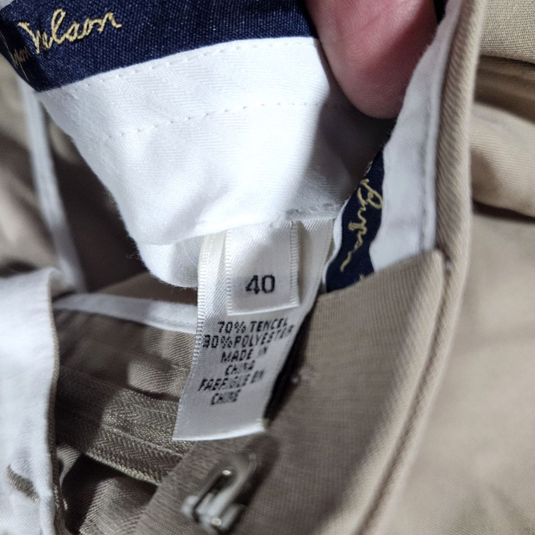 Vintage Byron Nelson Beige Mens Chino Shorts Size 40 Stretch Casual Travel Formal Size US 40 / EU 56 - 3 Thumbnail
