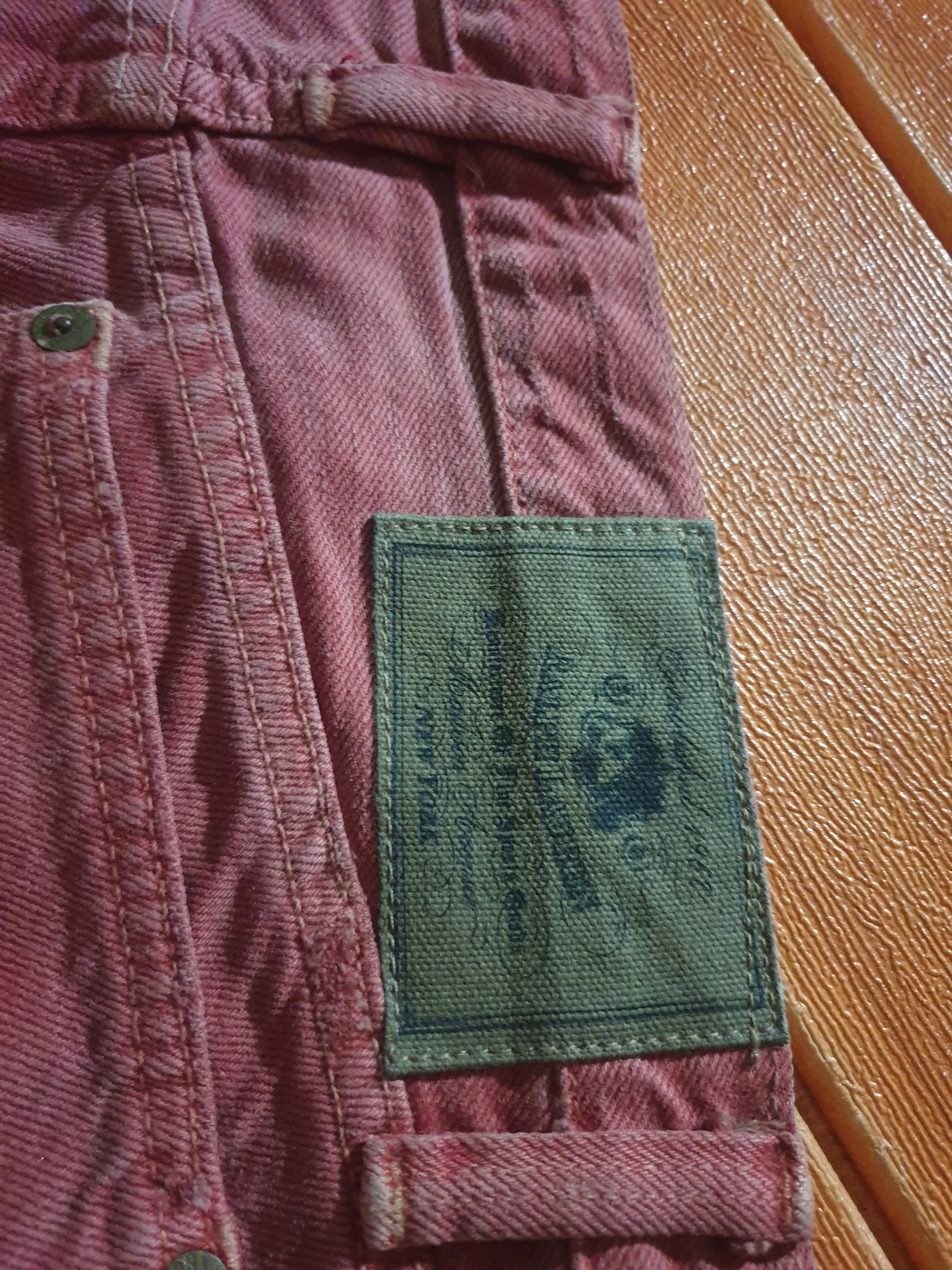 Polo Ralph Lauren 💥Polo Ralph Lauren red colour denim jeans Pant Size US 31 - 14 Thumbnail