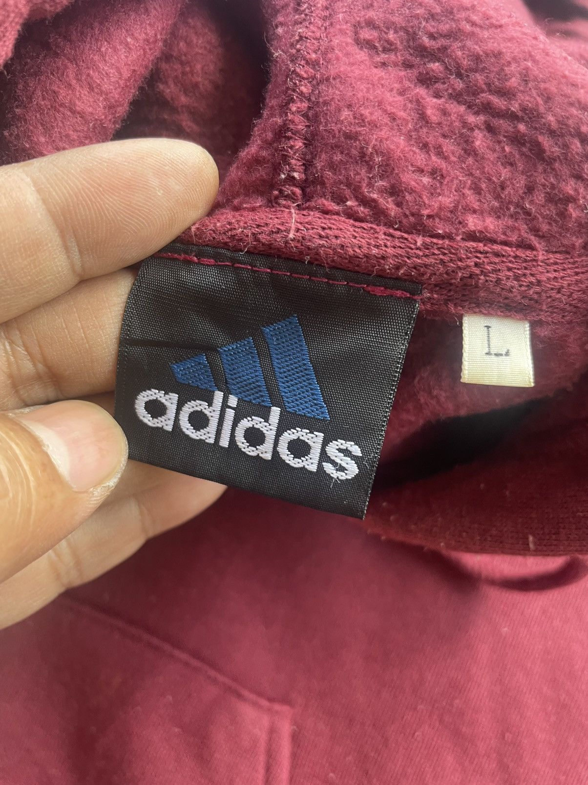 Adidas Vintage Adidas Zipper Hoodie Size US L / EU 52-54 / 3 - 12 Thumbnail