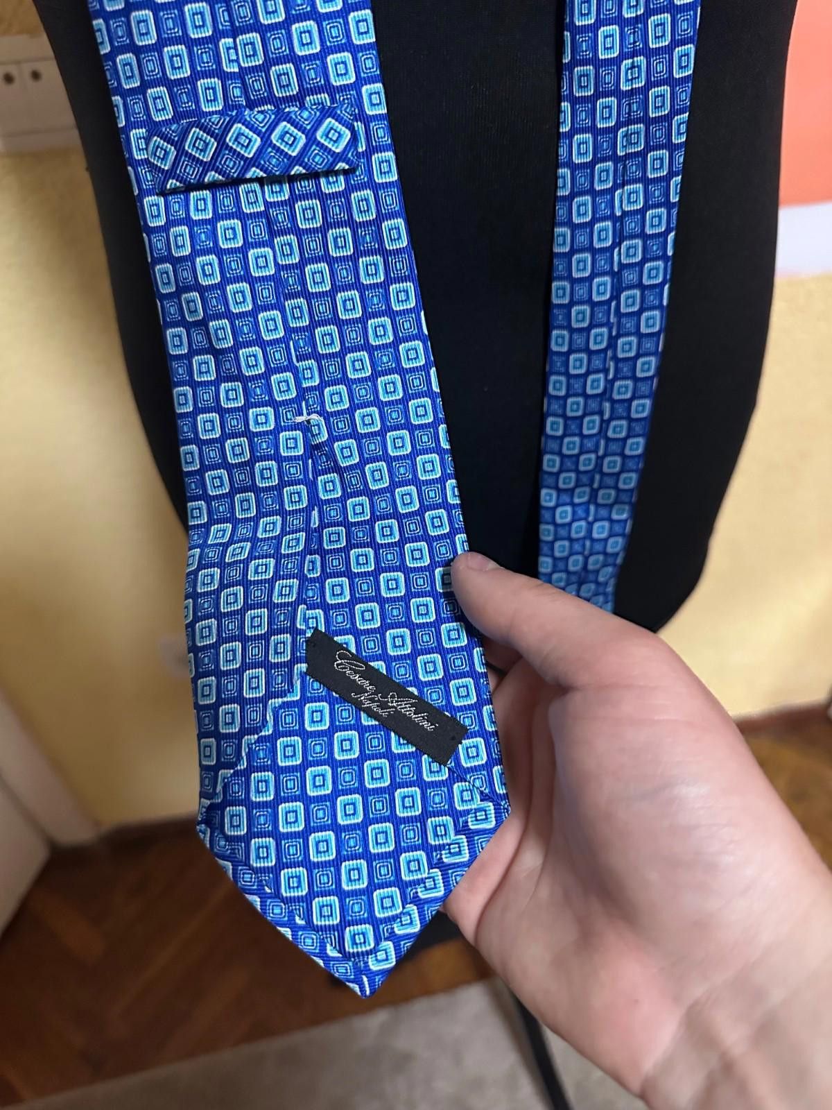 Cesare Attolini Cesare Attolini Silk Tie Blue Size ONE SIZE - 6 Thumbnail