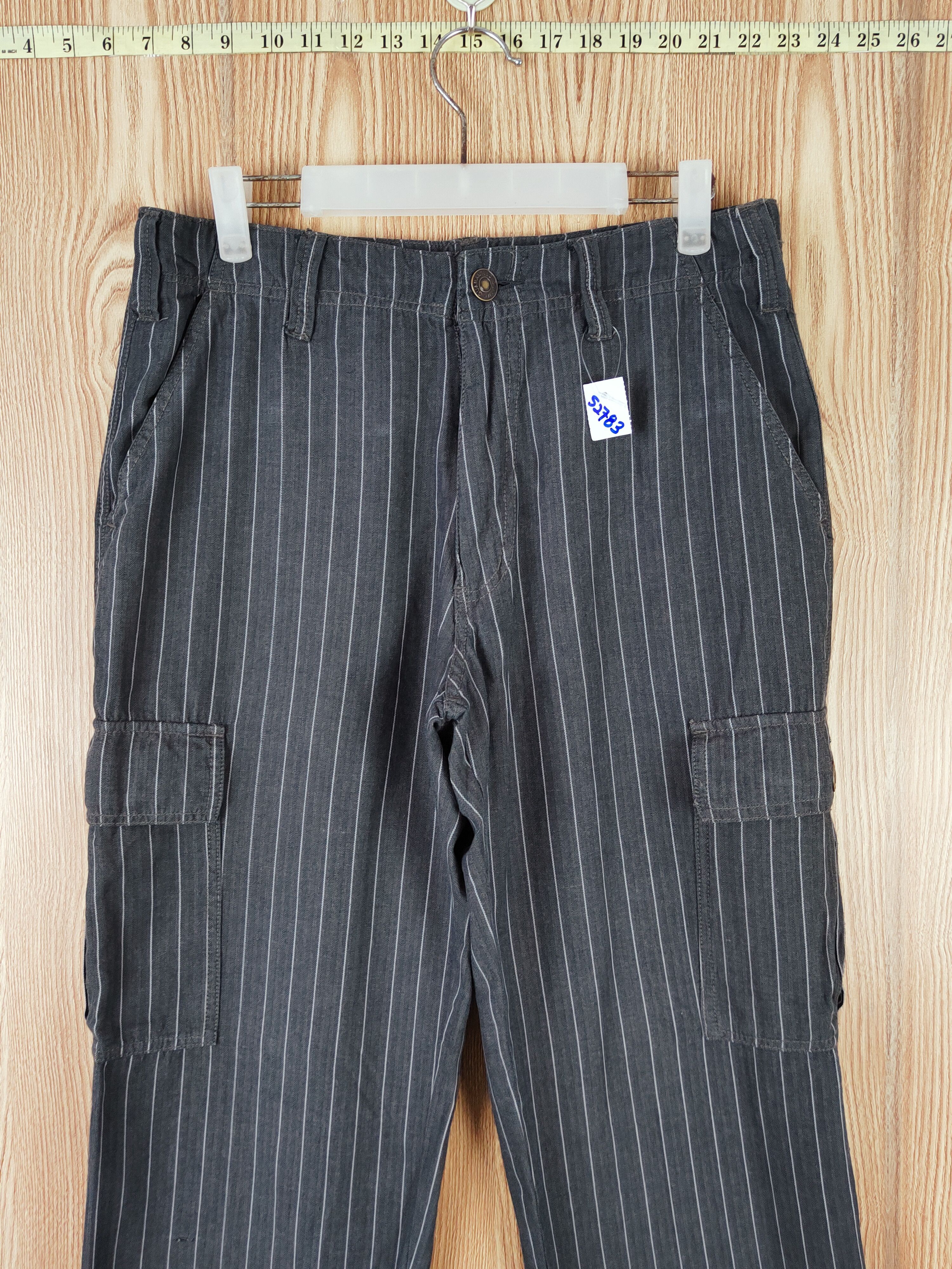 Japanese Brand Japanese Brand Black Faded Multipocket Cargo Pants #S2783 Size US 32 / EU 48 - 2 Thumbnail