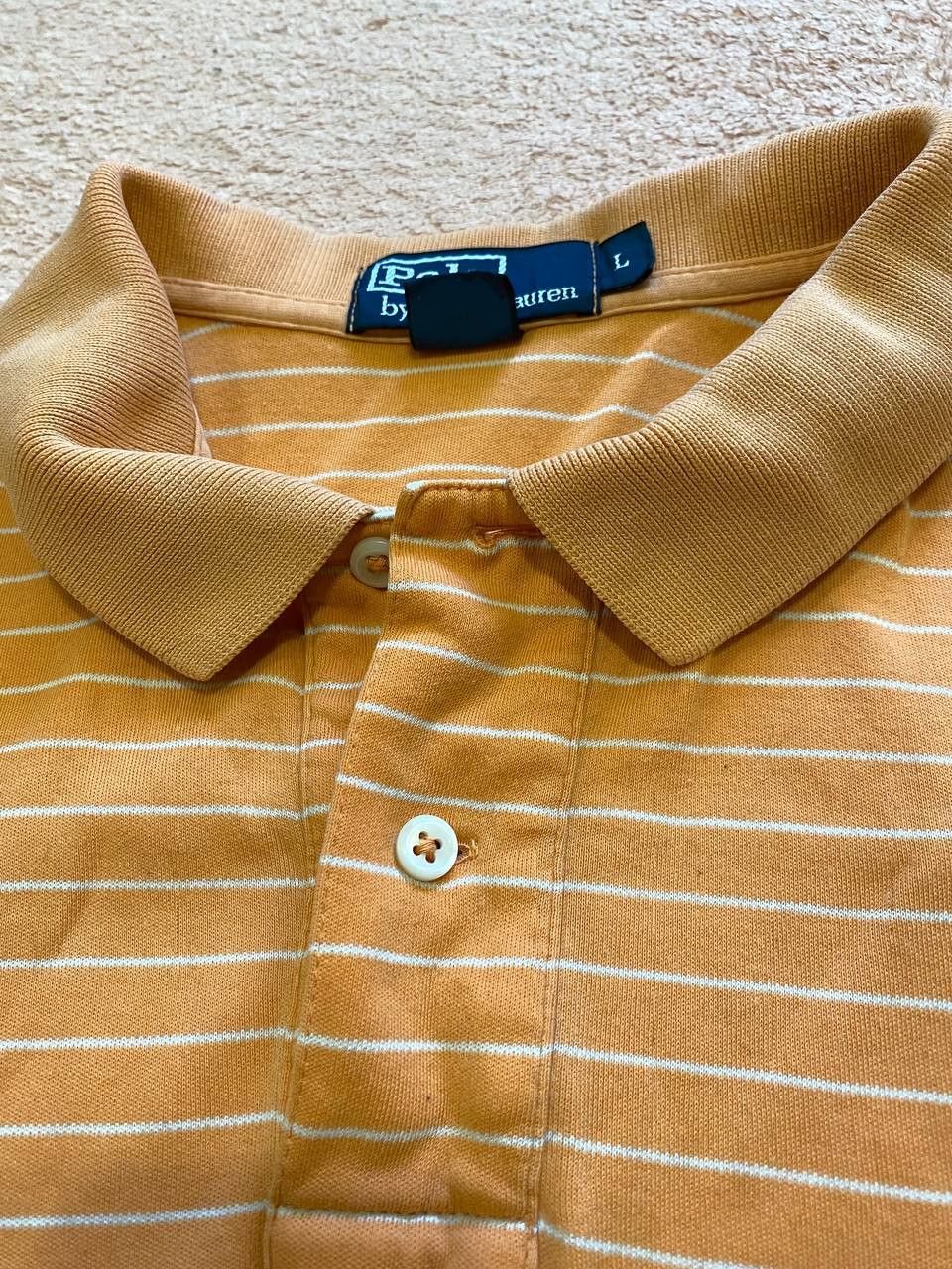 Polo Ralph Lauren Polo Ralph Lauren 100% Cotton Striped Polo Size L Size US L / EU 52-54 / 3 - 6 Thumbnail