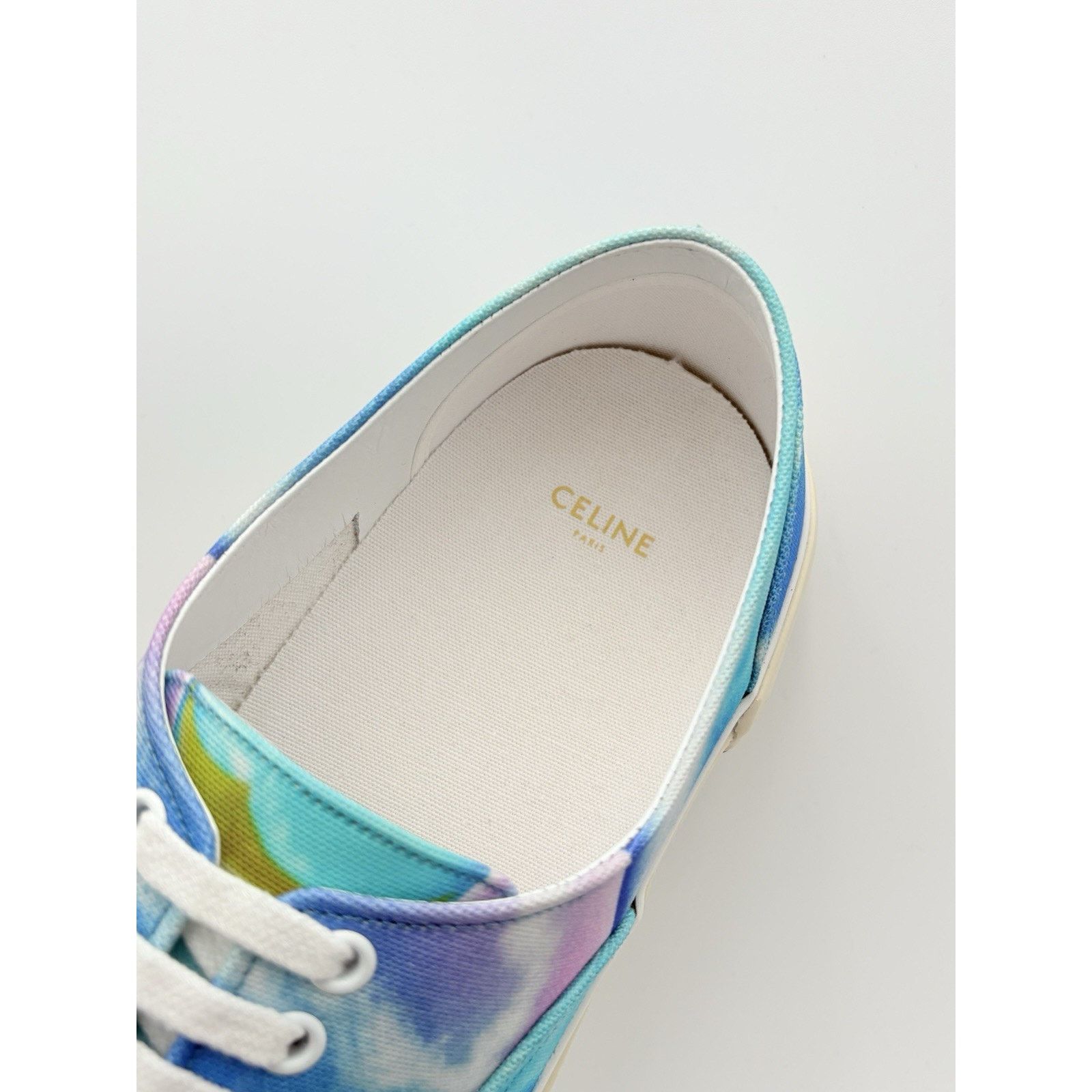 Celine Celine Canvas Print Low Sneaker ' Tie Dye ' | NEW! Size US 12 / EU 45 - 12 Thumbnail