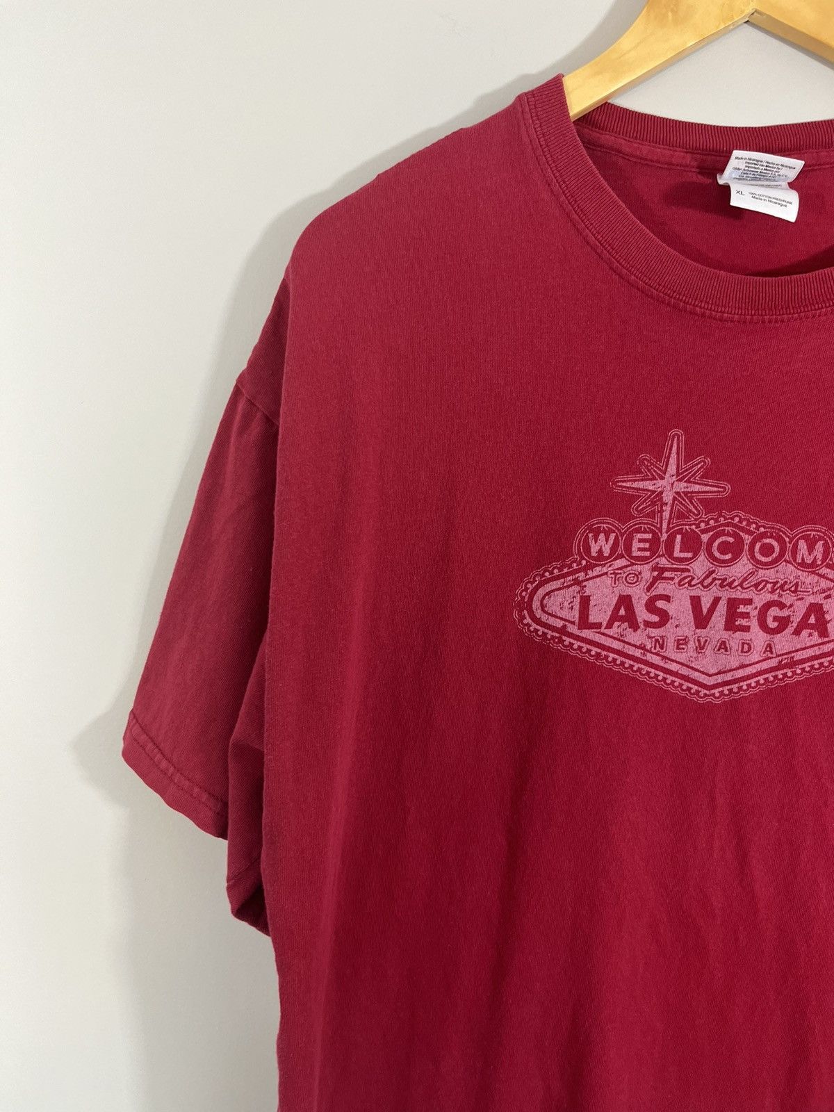 Vintage Distressed Welcome To Las Vegas Faded Tee Size US XL / EU 56 / 4 - 4 Thumbnail