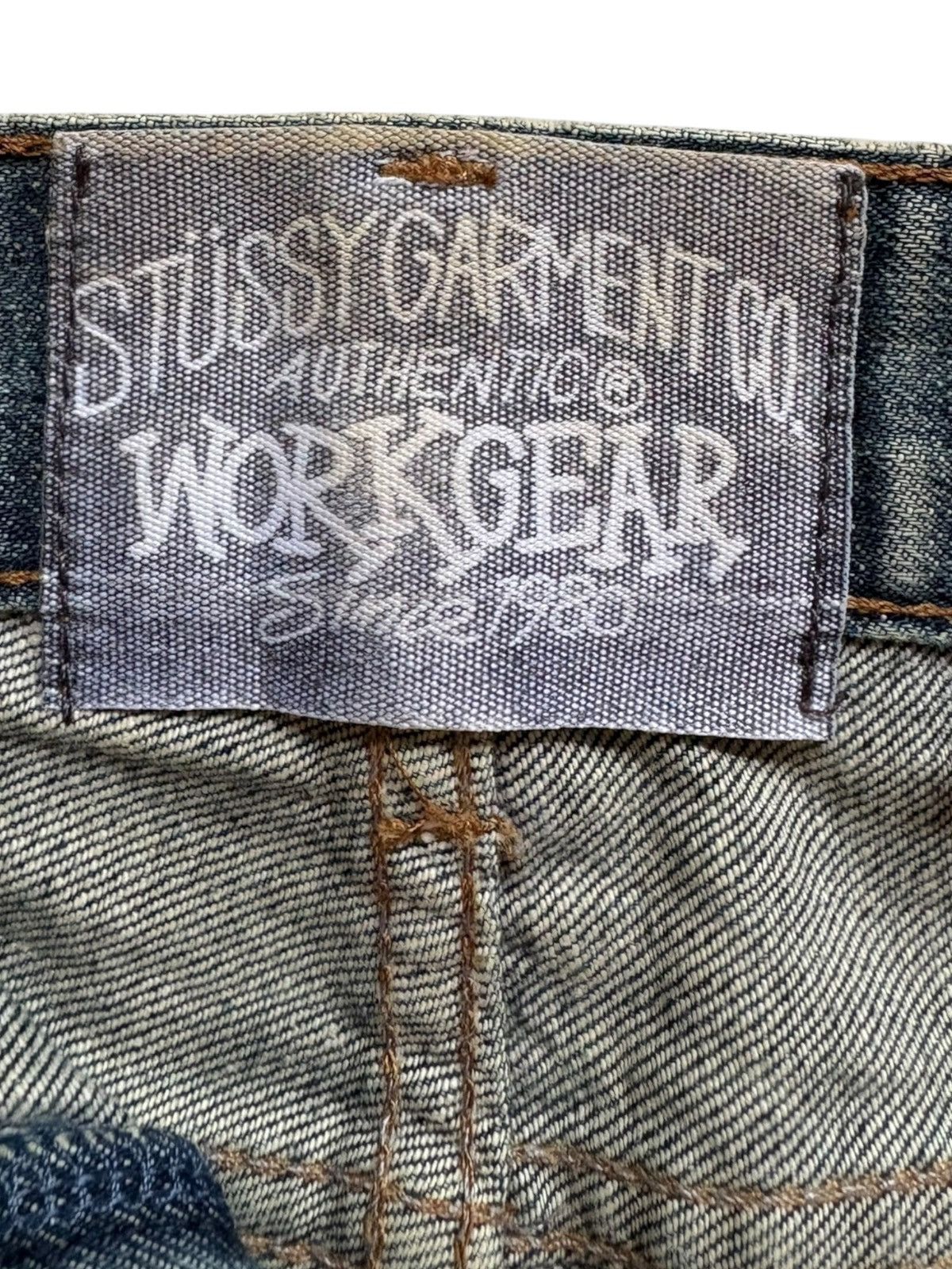 Stussy Vintage Stüssy Mud Wash Distressed Loose Baggy Jeans Size US 33 - 11 Thumbnail