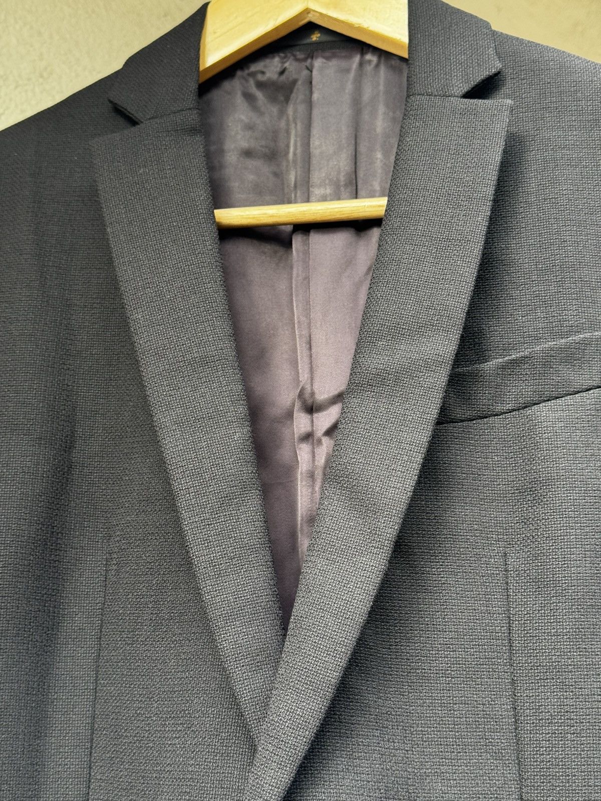 ato ato Long Tailored Jacket, Chesterfield Coat, Single-Breasted Size 44R - 8 Thumbnail