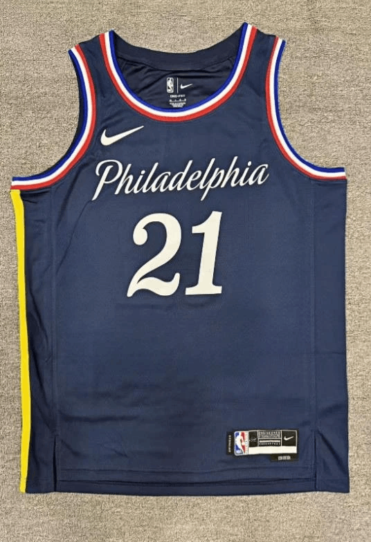 NBA 2026 76ers 21 Joel Embiid Jersey Size US XL / EU 56 / 4 - 1 Thumbnail