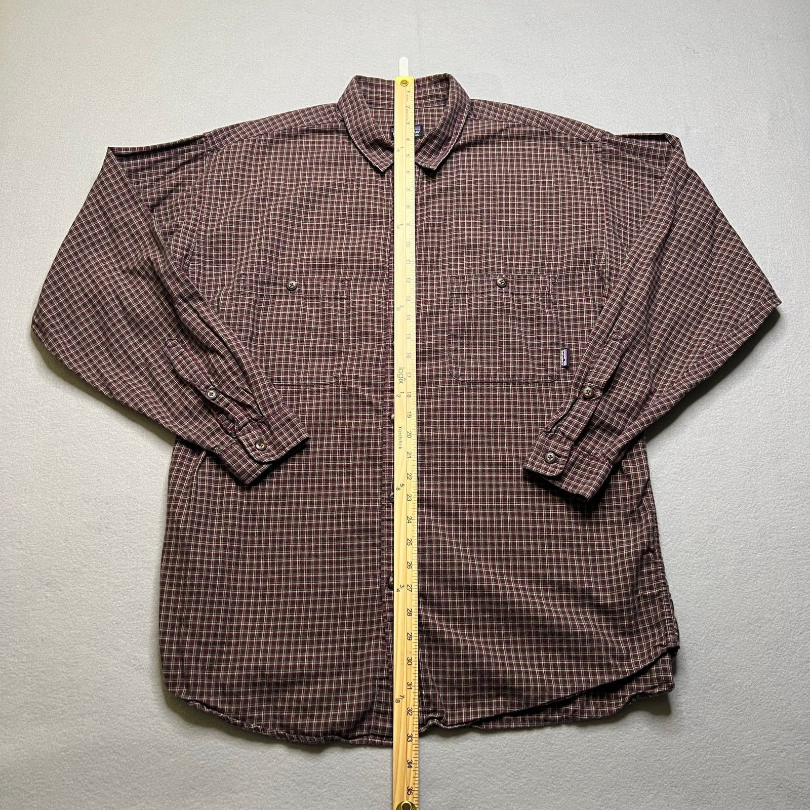 Patagonia Patagonia Organic Cotton Plaid Button Up Shirt Mens Large Size US L / EU 52-54 / 3 - 7 Thumbnail