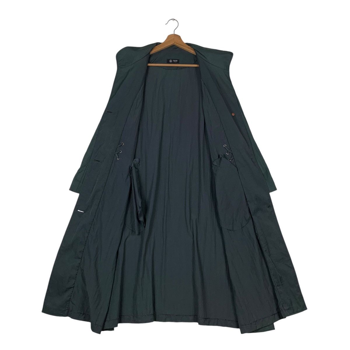Japanese Brand COTE PARIS Long Coat Avant Garde #1302-C59 Size M / US 6-8 / IT 42-44 - 12 Thumbnail