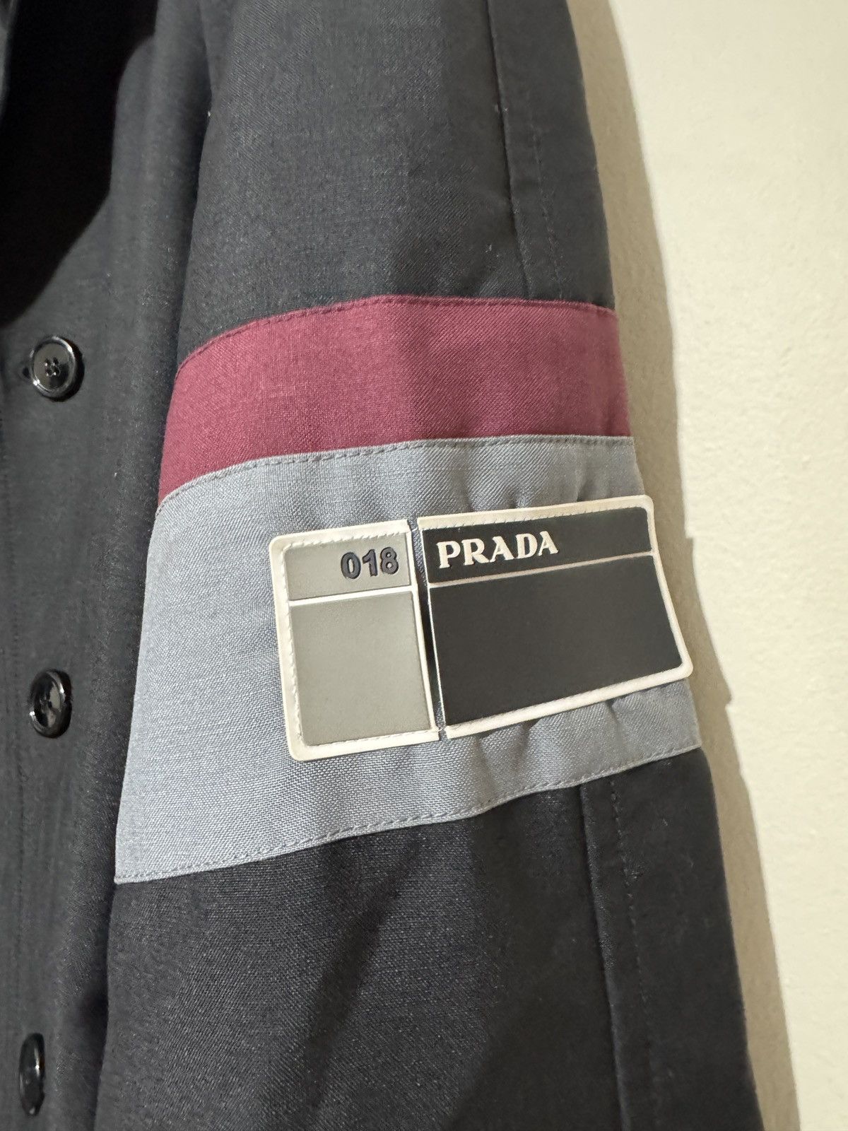 Prada Black prada 2018 rubber patch coat Size US S / EU 44-46 / 1 - 3 Thumbnail