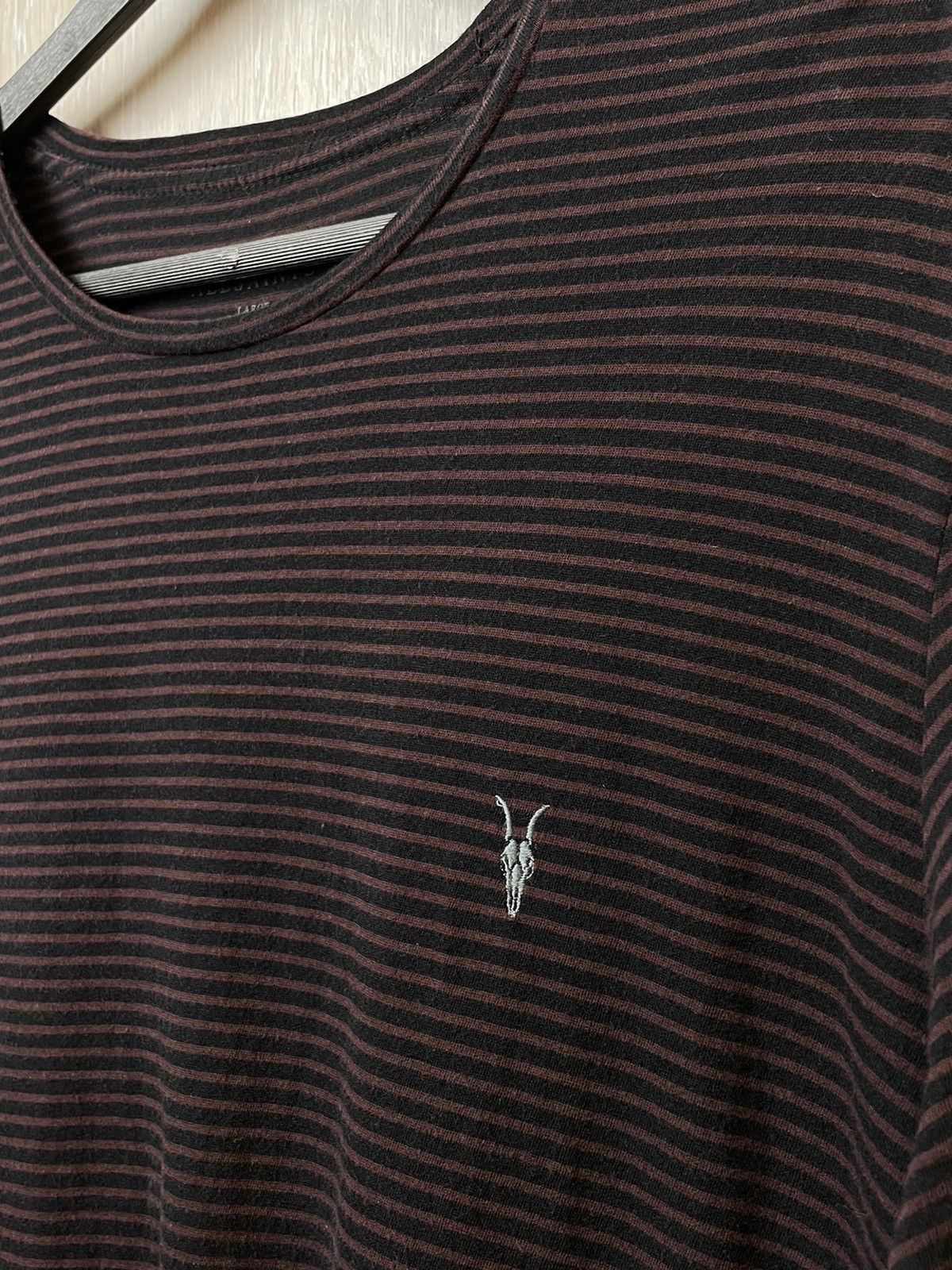 Allsaints × Vintage Vintage Allsaints Stripe T-Shirt Size US L / EU 52-54 / 3 - 3 Thumbnail