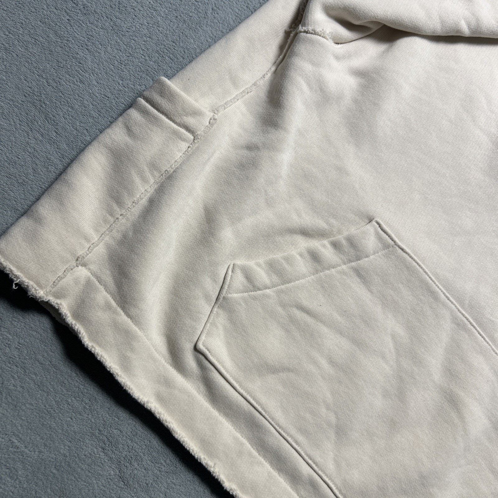 Rag & Bone Rag & Bone Distressed Crop Hoodie Women Oversize Med Sweater Size M / US 6-8 / IT 42-44 - 13 Thumbnail