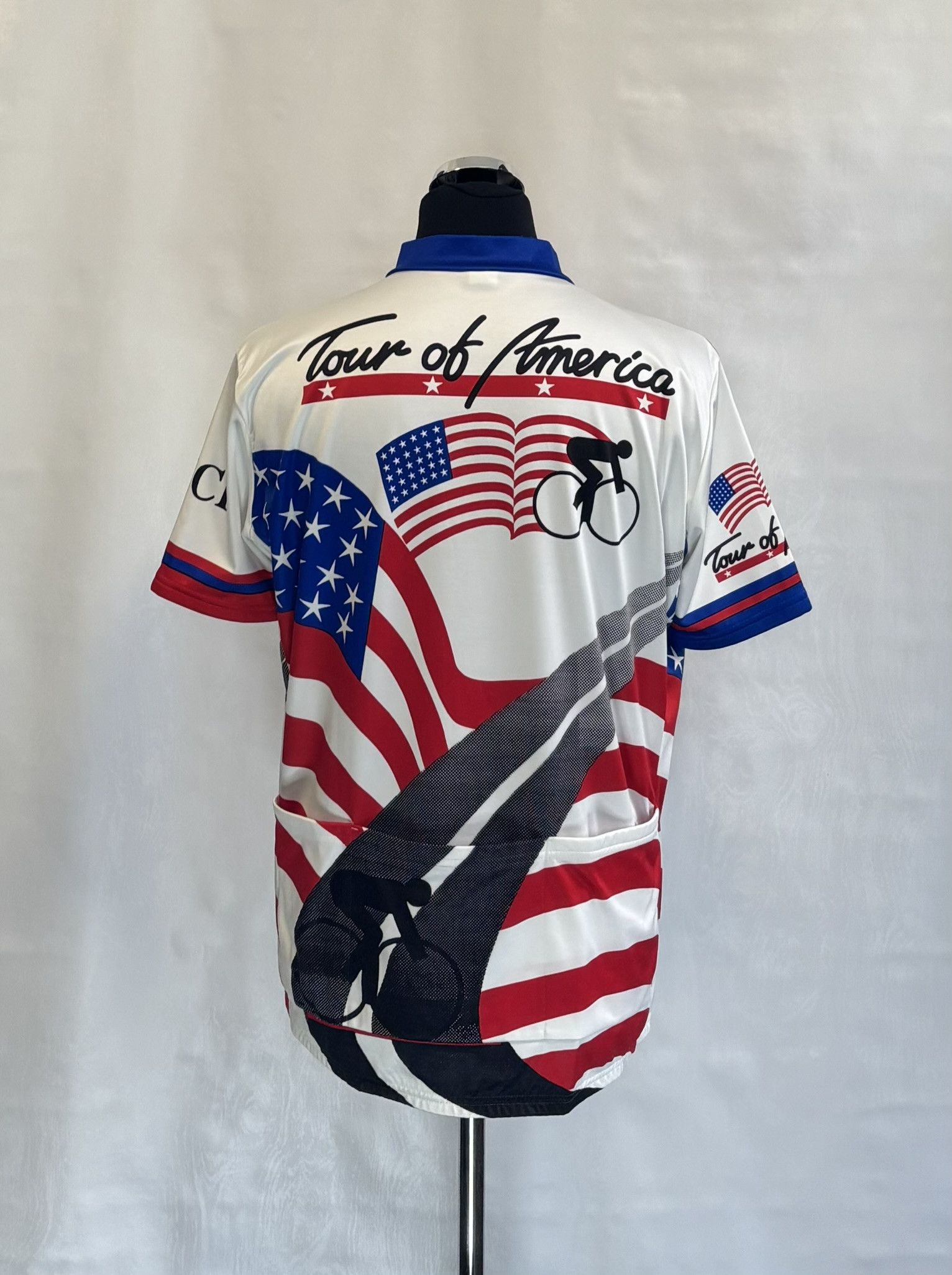 Other Giordana Tour of America Cycling Jersey Size XL Size US XL / EU 56 / 4 - 2 Thumbnail