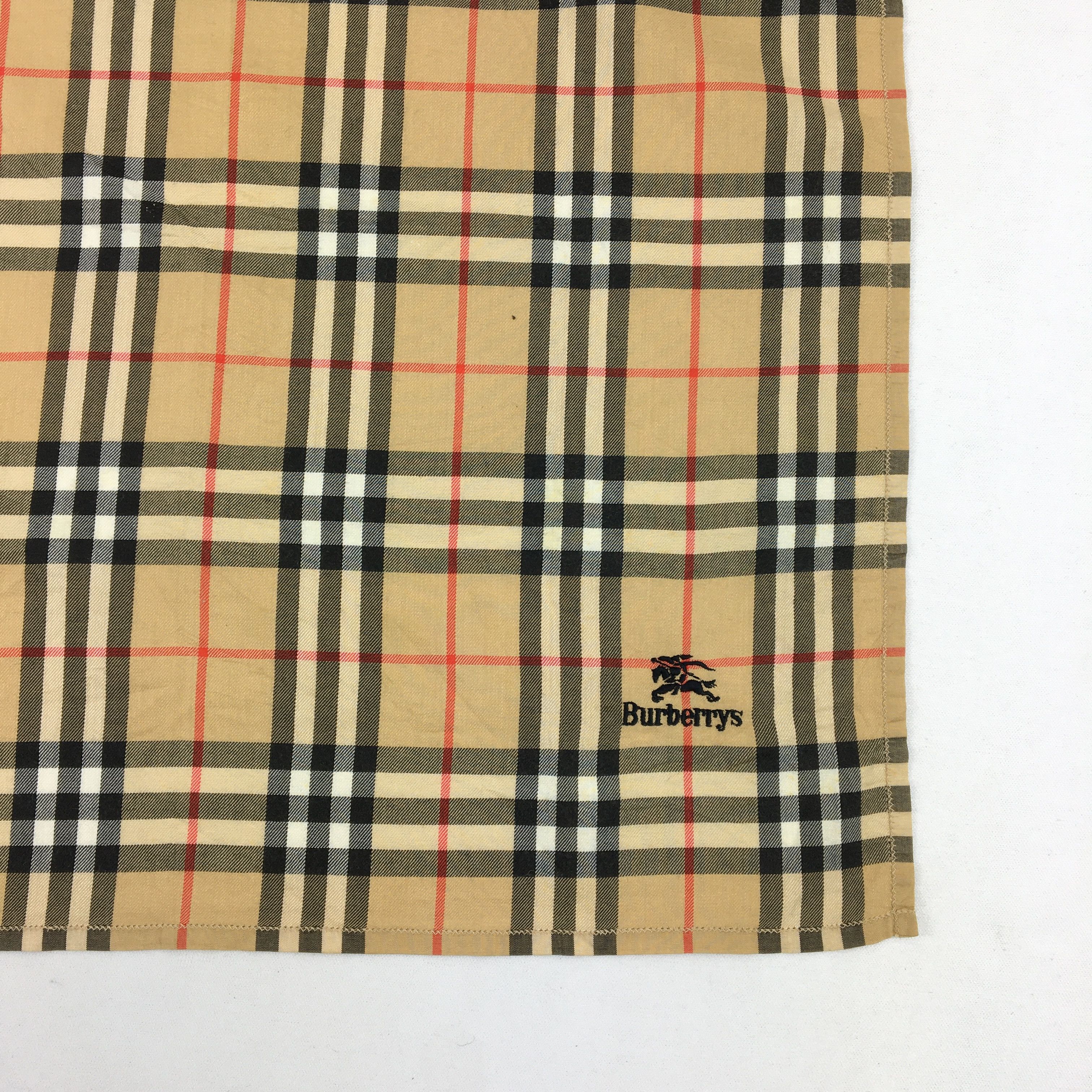Burberry Vintage 90s Burberry Handkerchief 56789 Size ONE SIZE - 3 Thumbnail