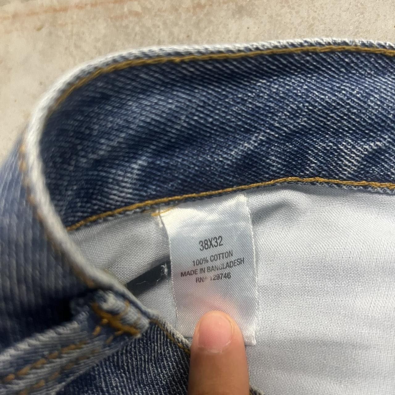 Vintage Vintage Y2K/2000s Super Baggy Wideleg Skater Style Medium Wash Denim Jeans! Size US 38 / EU 54 - 8 Thumbnail