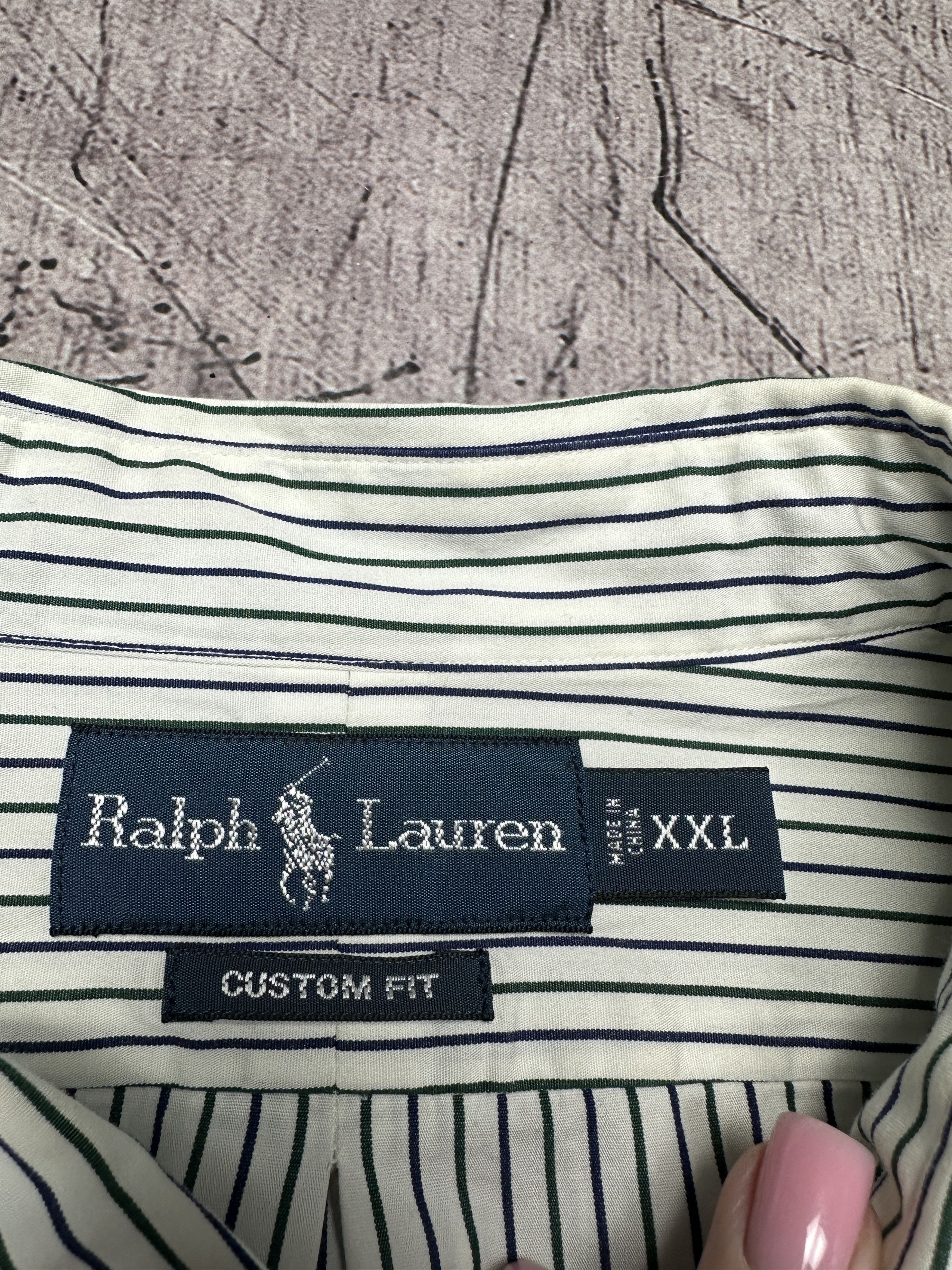 Polo Ralph Lauren Polo Ralph Lauren Vintage Mens Long Sleeve Striped Shirt Size US XXL / EU 58 / 5 - 4 Thumbnail