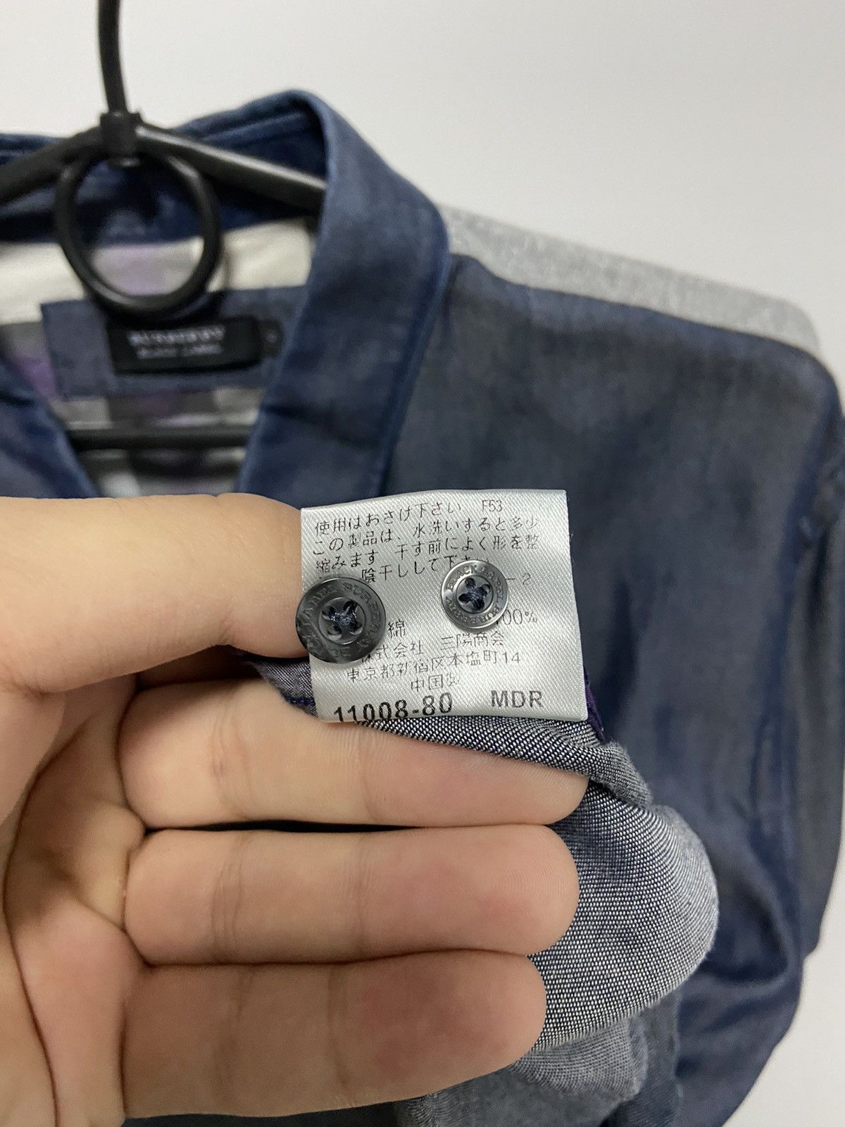 Burberry Burberry Black Label Vintage Button Ups Nova Check Size US M / EU 48-50 / 2 - 8 Thumbnail