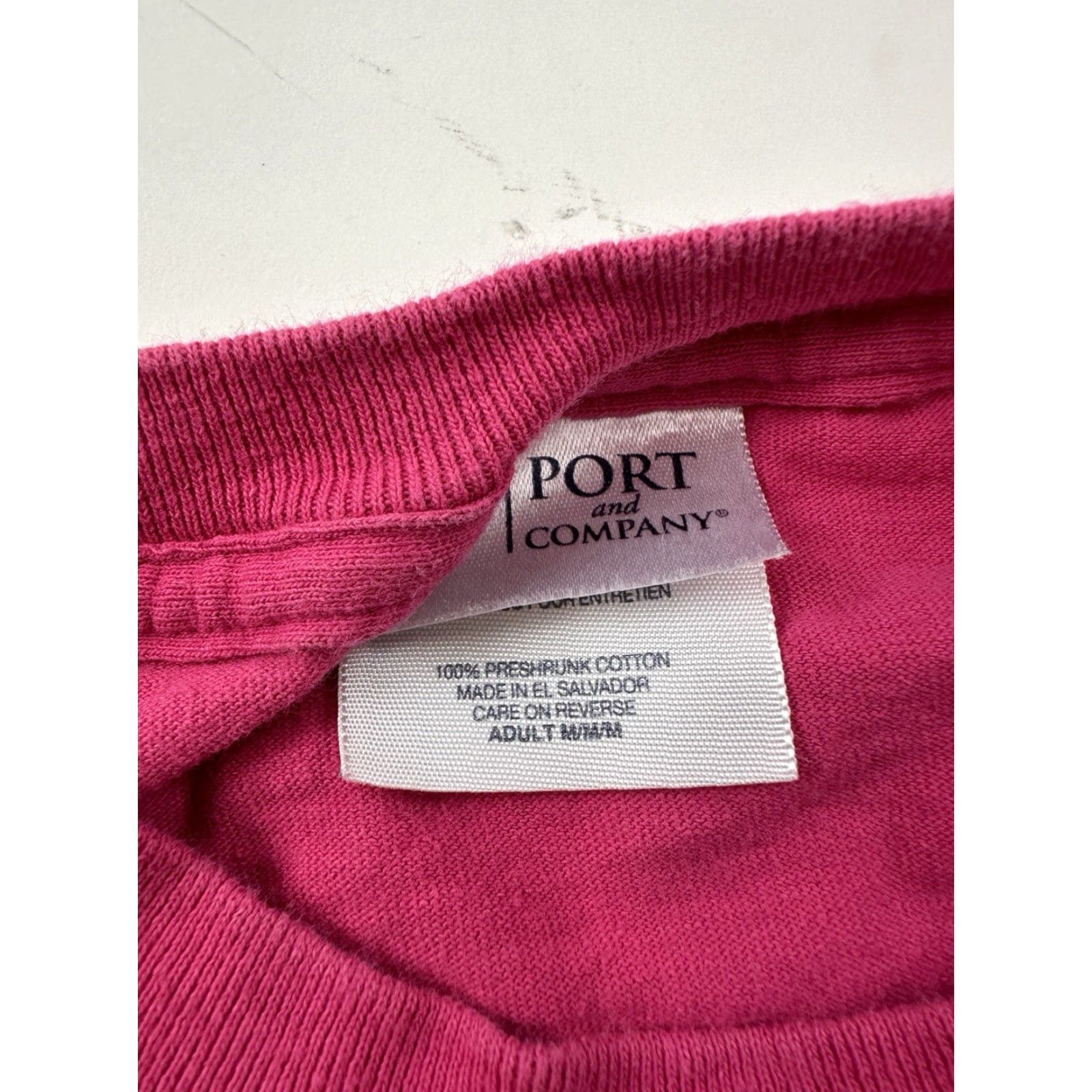 Port & Company VINTAGE American Legion Riders Shirt Unisex Adults Long Sleeve Pink M Size US M / EU 48-50 / 2 - 4 Thumbnail