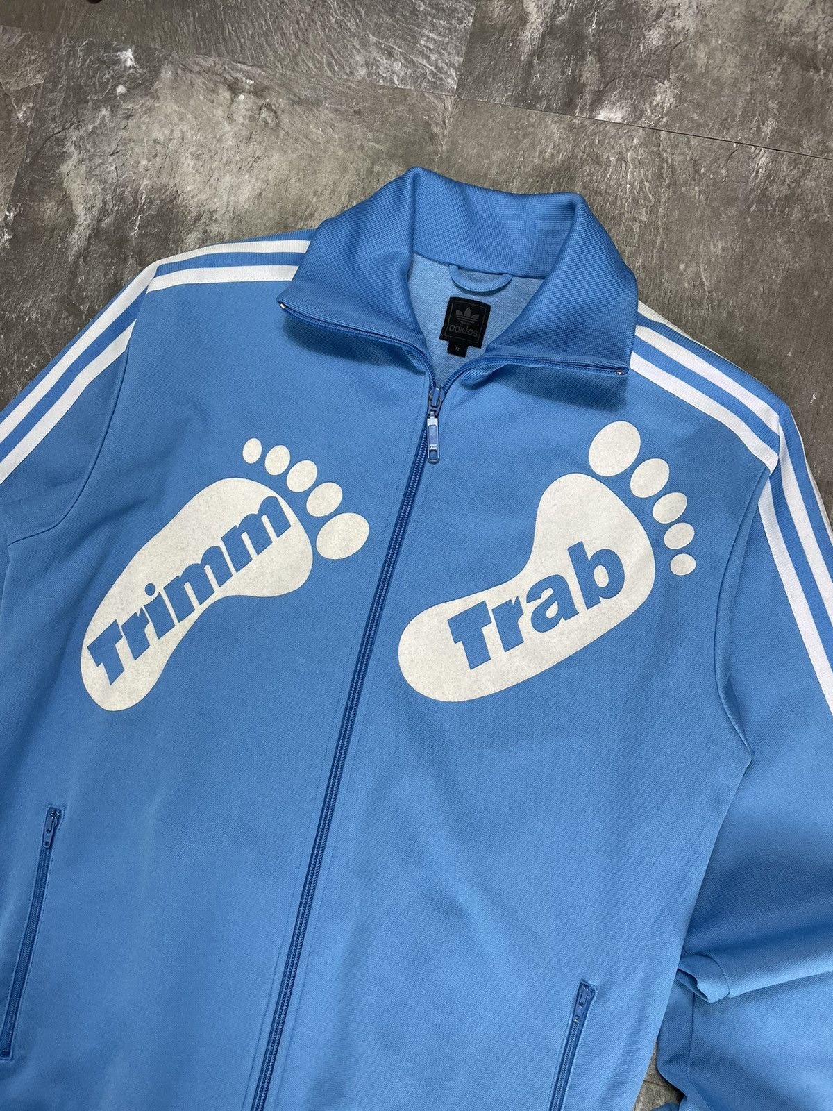 Adidas Vintage Adidas Trim Trab 2004 Zip Up Hoodie Y2K Streetwear Size US M / EU 48-50 / 2 - 2 Thumbnail