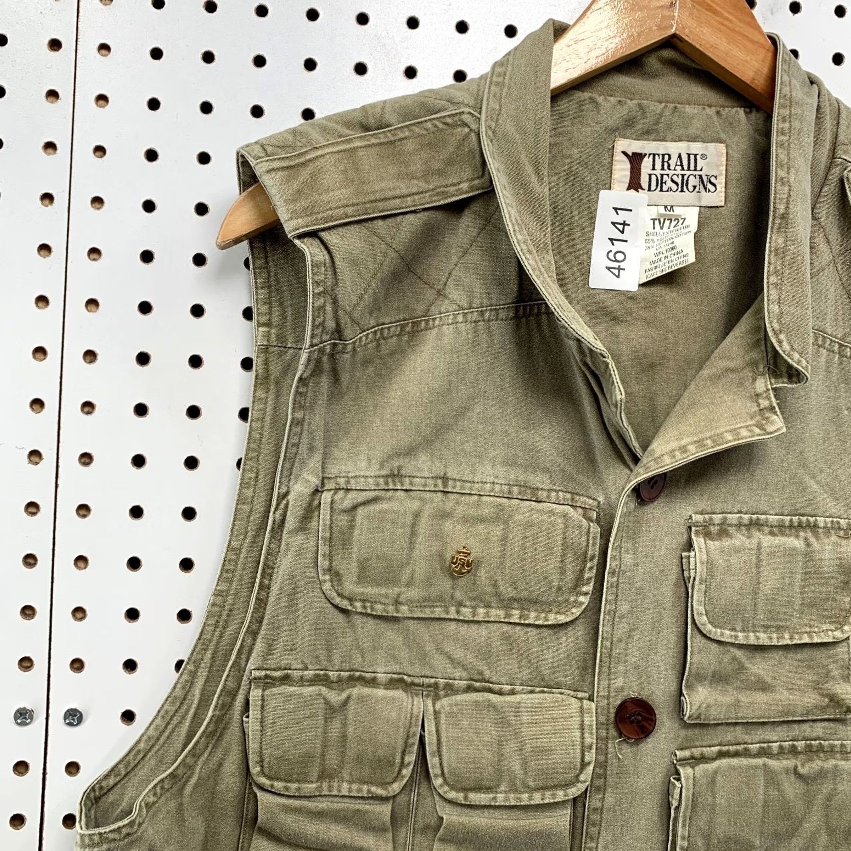Vintage VINTAGE Trail Design Utility Vest Mens M Beige Fishing Outdoor Hunt Vest Size US M / EU 48-50 / 2 - 6 Thumbnail