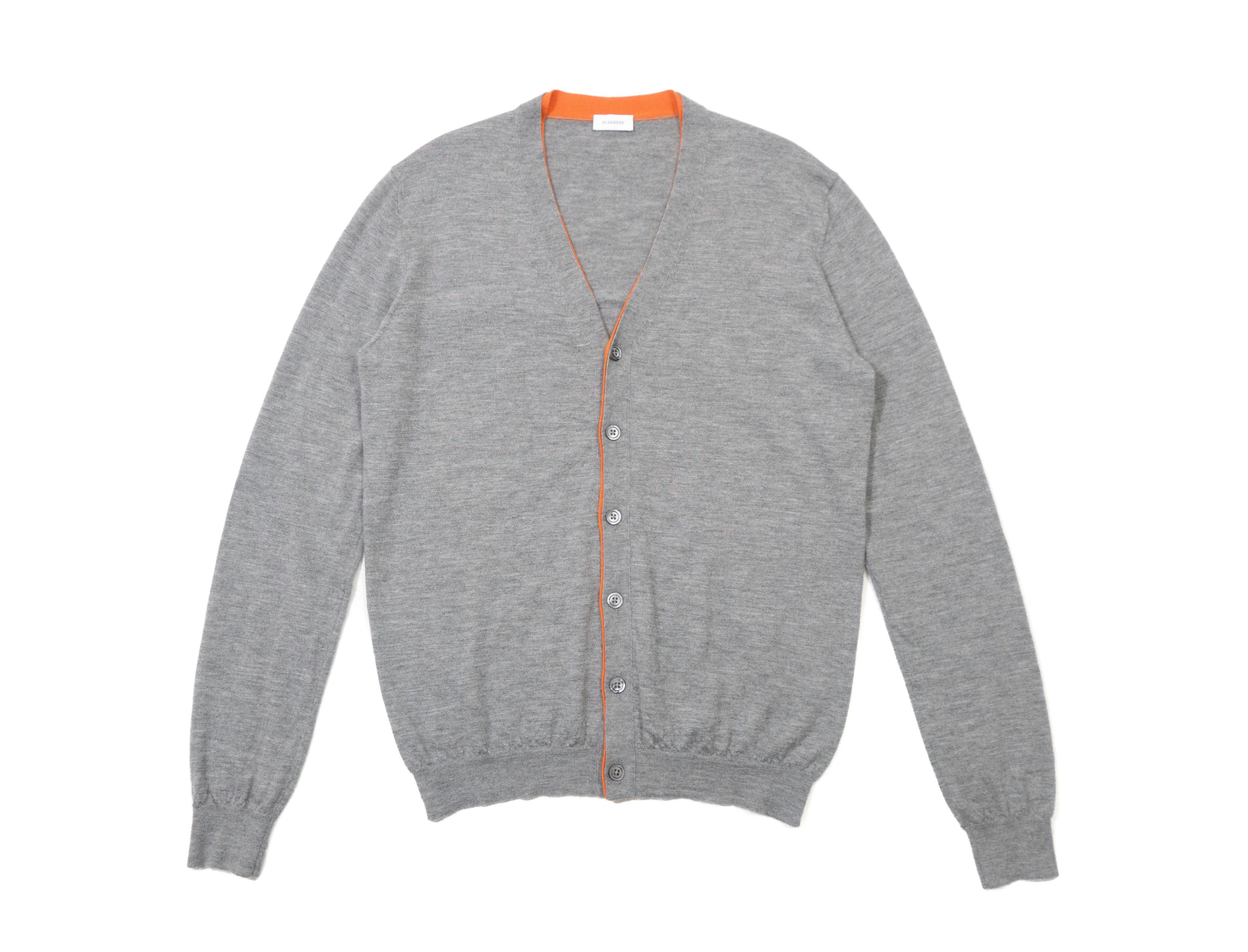 jil sander カーディガン　グレー　raf simons期 Jil Sander Iconic Green Raf Simons for Jil Sander Dinosaur Sweater