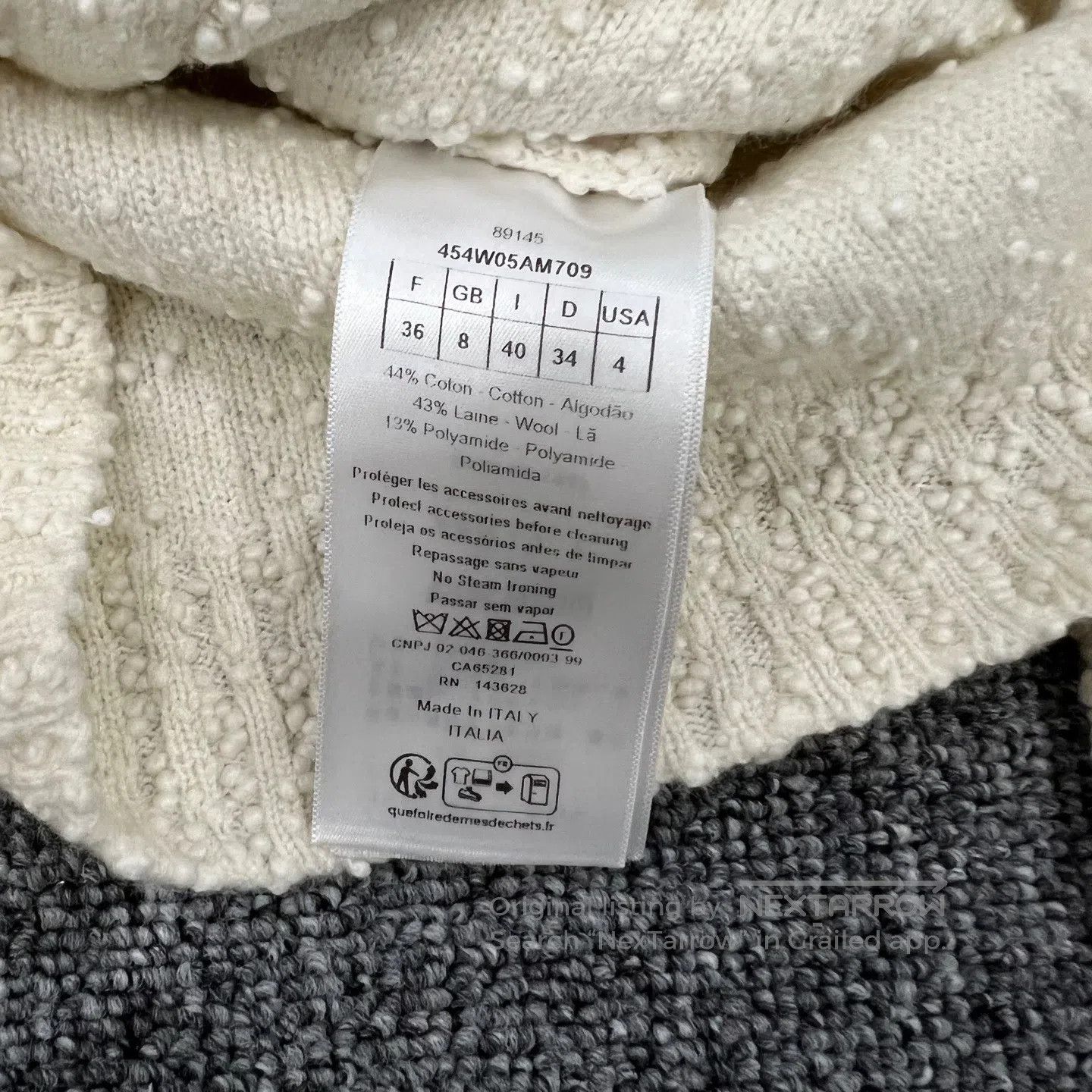 Dior Dior Beige knitted cardigan jacket| Size S / US 4 / IT 40 - 6 Thumbnail