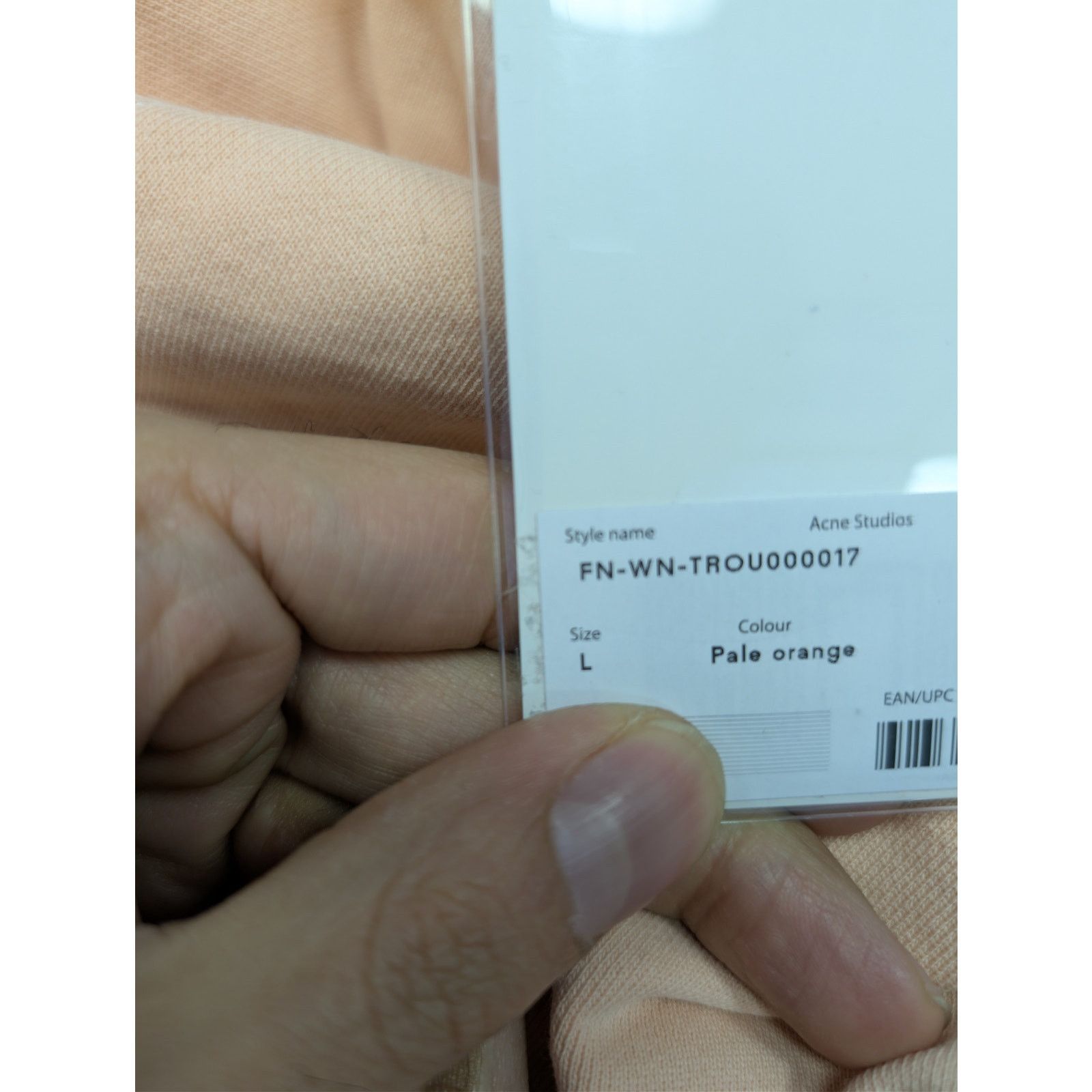 Acne Studios o1rshd1 FN-WN-TROU000017 Trousers in Pale Orange Size US 34 / EU 50 - 17 Thumbnail