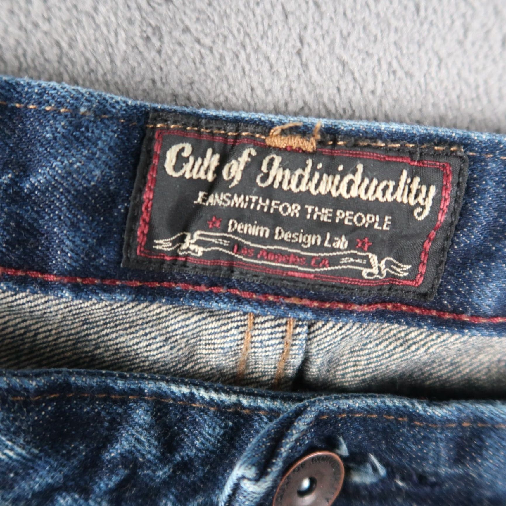 Cult Of Individuality VINTAGE Cult of Individuality Distressed Womens Alter Ego Boyfriend Jeans Sz 31 (36x26) Size 24" / US 00 / IT 34 - 7 Thumbnail