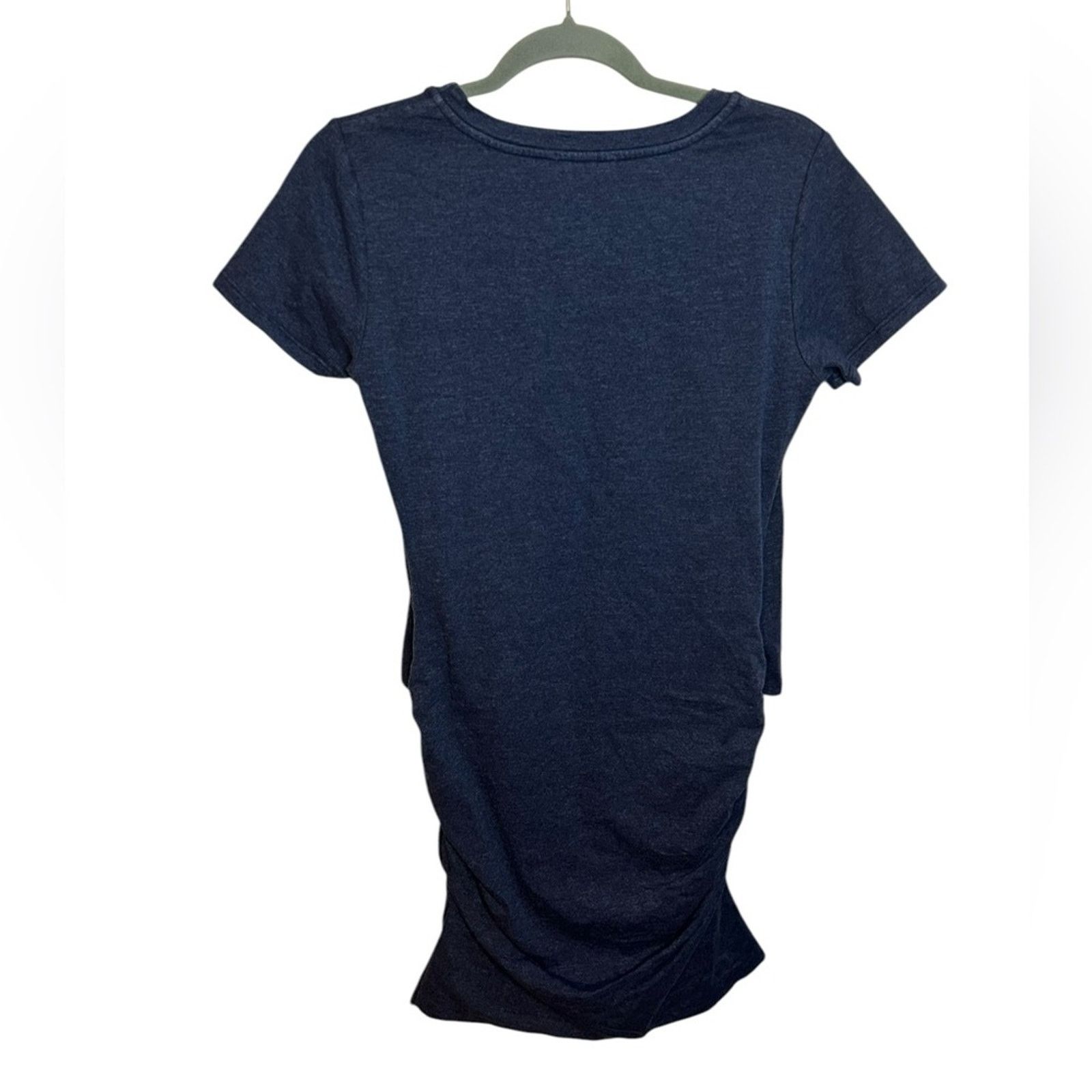 Sundry Sundry Navy Blue Knotted T-Shirt Dress Size S / US 4 / IT 40 - 2 Thumbnail