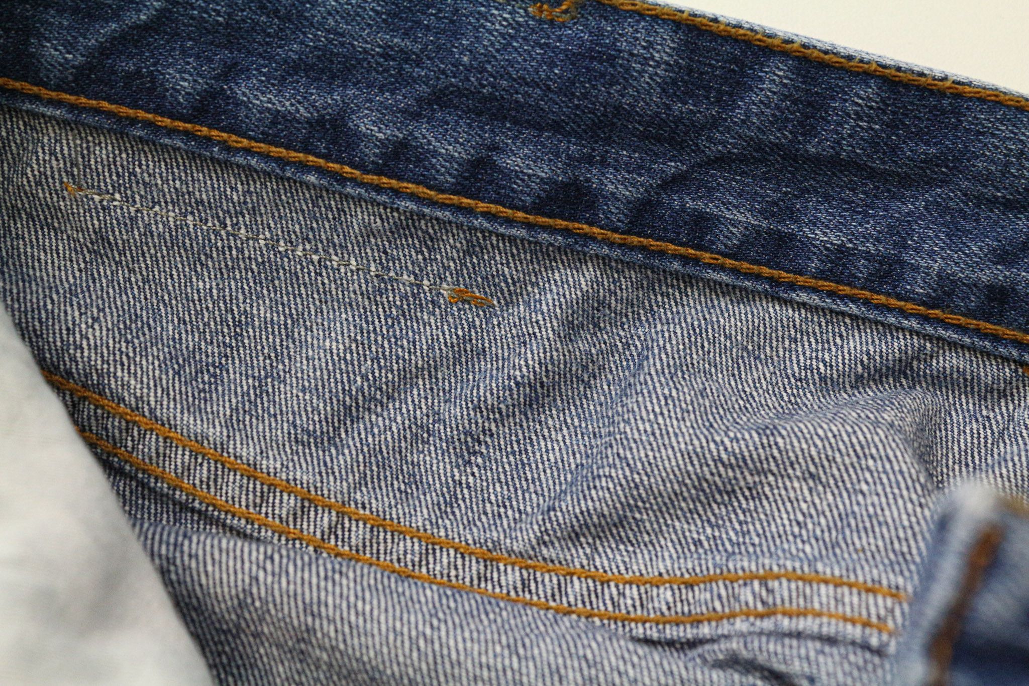 Takeshy Kurosawa TK 08 W34 Blue Distressed Button Slim Jeans 75721 Size US 34 / EU 50 - 10 Thumbnail